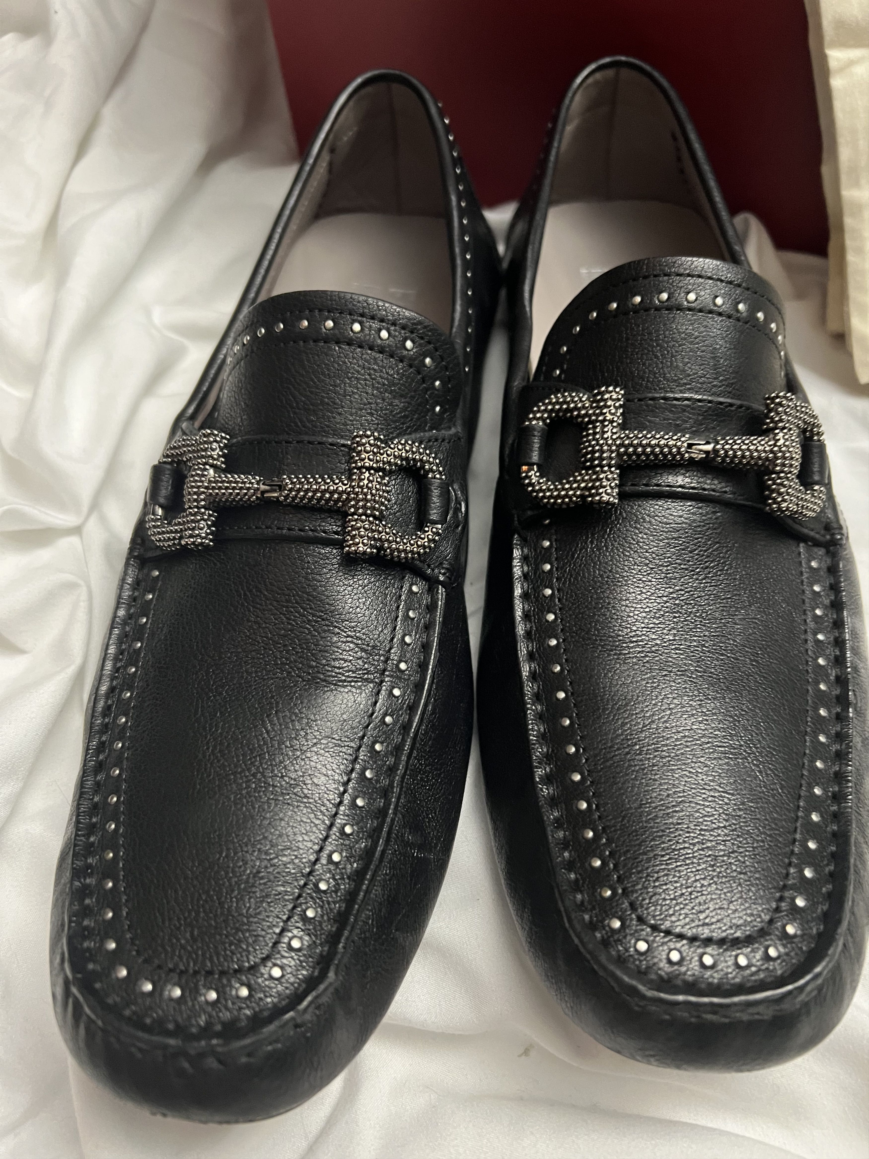 Salvatore Ferragamo PARIGI STU CM NERO BUFFALO Size US 11 / EU 44 - 1 Thumbnail
