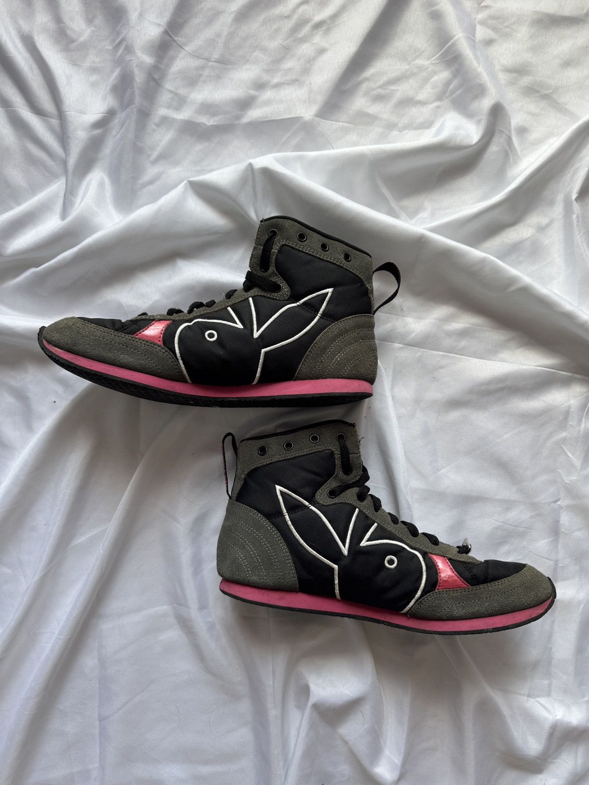 Hysteric Glamour Playboy Vintage Y2K Glamour Hi Top Sneakers Size US 9 / EU 42 - 4 Thumbnail