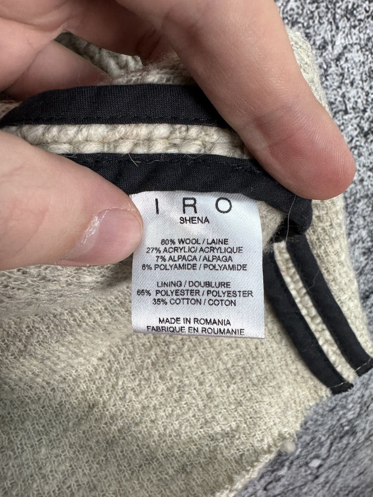 Iro Women’s IRO Shena Wool Cardigan Sweater Blazer Size 0 Size XS / US 0-2 / IT 36-38 - 10 Thumbnail