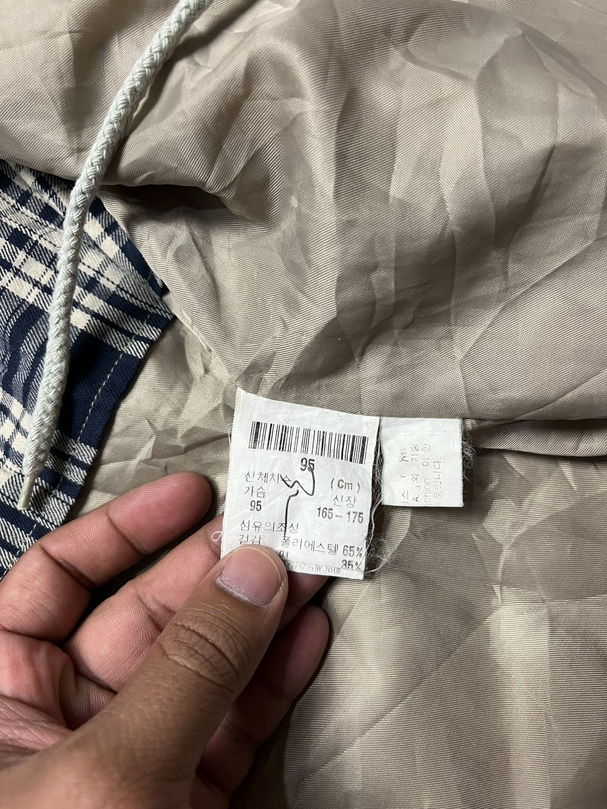Vintage × Yves Saint Laurent Vintage Yves Saint Laurent Tartan Parka Jacket Size US L / EU 52-54 / 3 - 13 Thumbnail