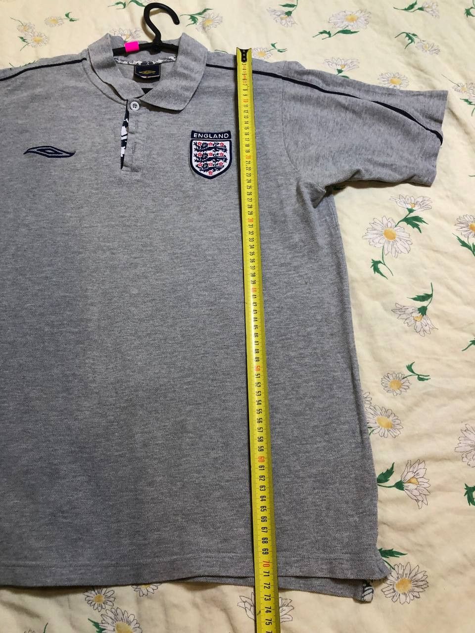 Umbro Vintage Y2K 00s Umbro England Football - Grey Polo Shirt Size US XL / EU 56 / 4 - 8 Thumbnail