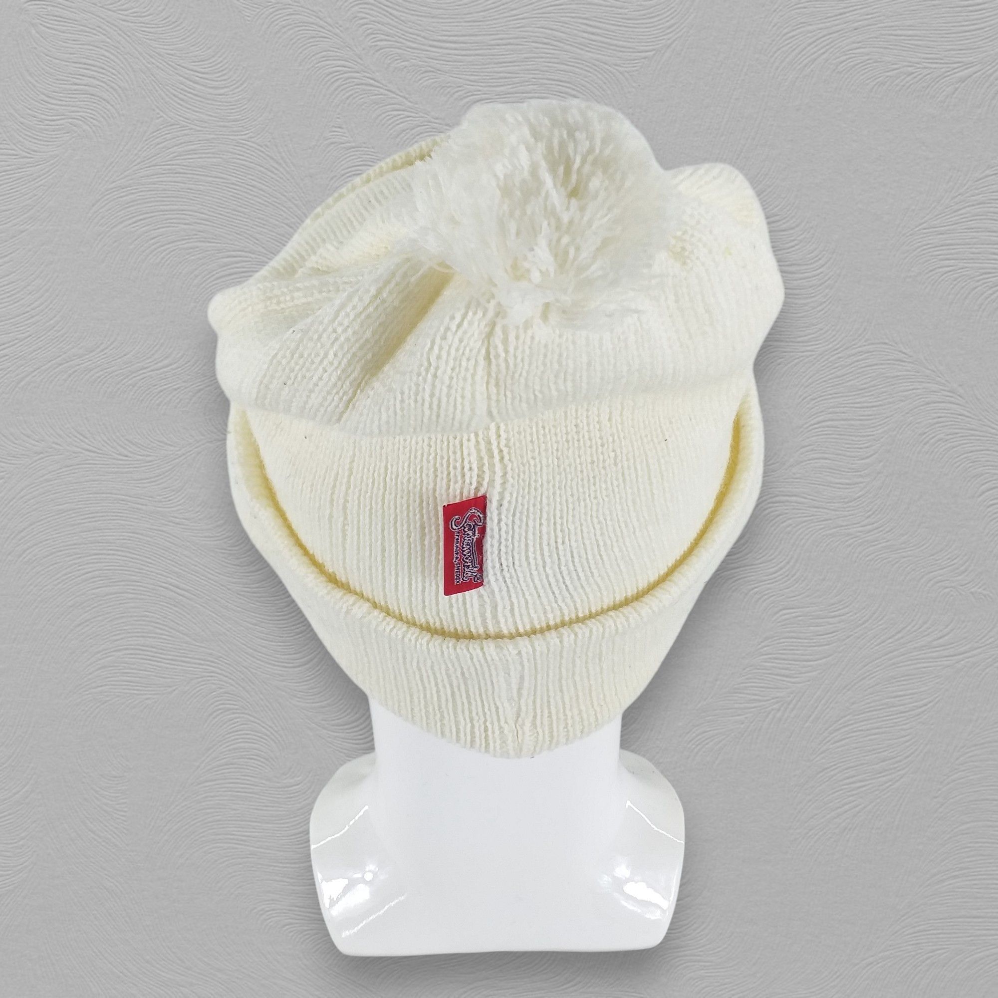 Japanese Brand Santa World Embroidery Snow Cap Hat Beanie BN299 Size ONE SIZE - 2 Thumbnail