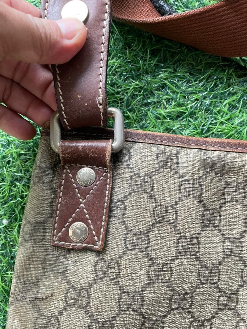Gucci Authentic Gucci GG Canvas Crossbody Bag REPLACED STRAP Size ONE SIZE - 3 Thumbnail