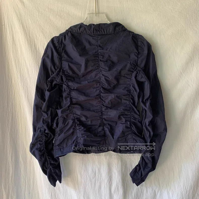 Comme des Garcons Comme Des Garcons Pleated Shirt Deep Blue Size XS / US 0-2 / IT 36-38 - 7 Thumbnail