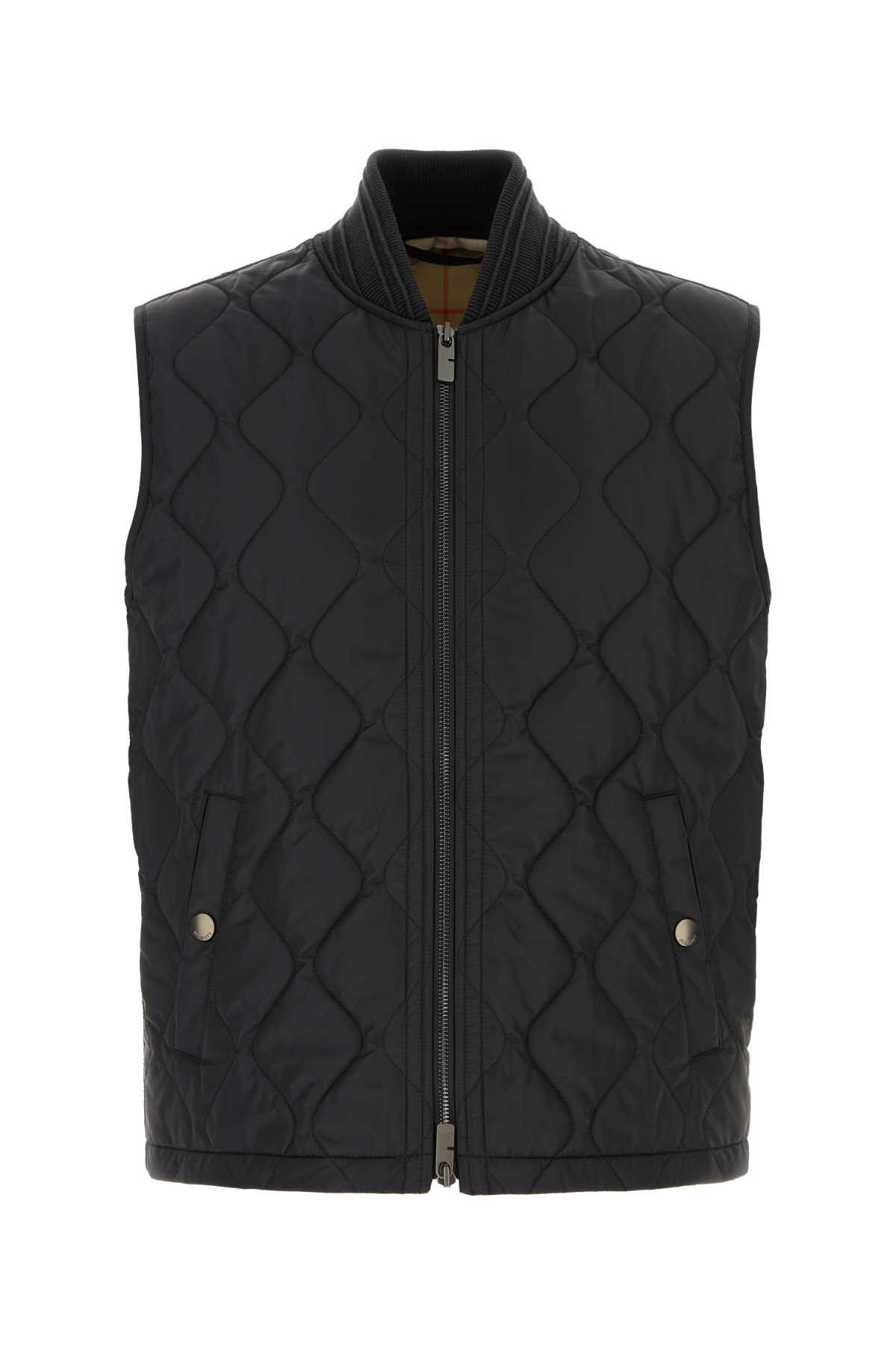 Black Nylon Vest