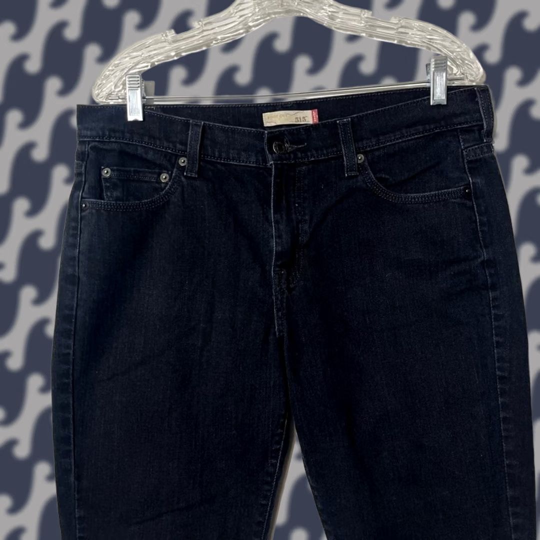 Levi's Levi's 515 Bootcut Slim Fit Black 5-Pocket Denim Jeans Women's Size 12 M Size 34" / US 12 / IT 48 - 1 Thumbnail