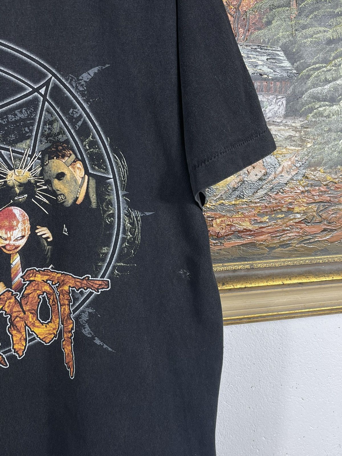 Band Tees × Slipknot × Vintage Slipknot Vintage Retro 90s Metal Rock T Shirt Tee Size US L / EU 52-54 / 3 - 6 Thumbnail