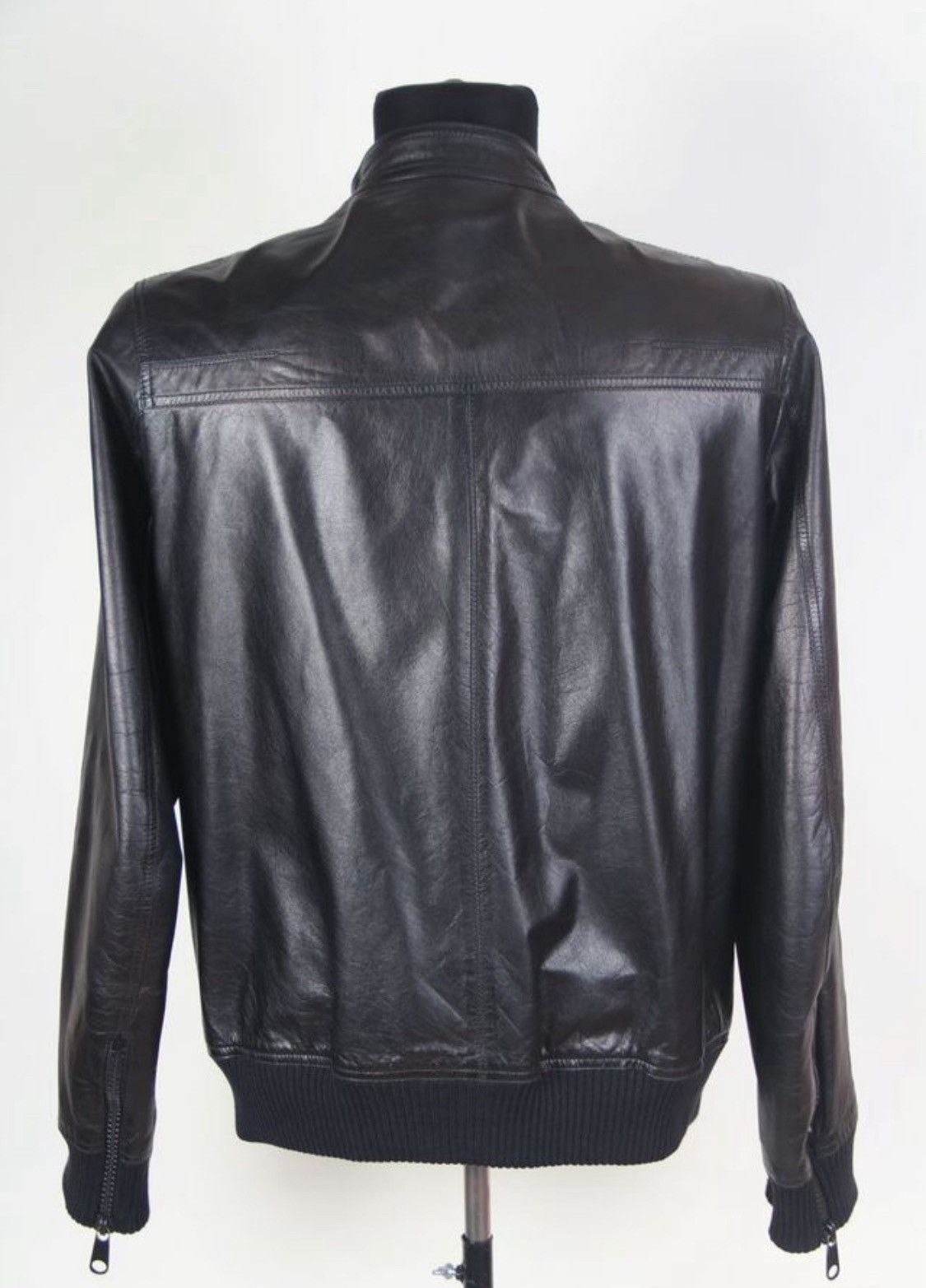 Dior Dior Homme 2009 Leather Zip Up Pocket Detail Jacket Biker Size US L / EU 52-54 / 3 - 2 Thumbnail