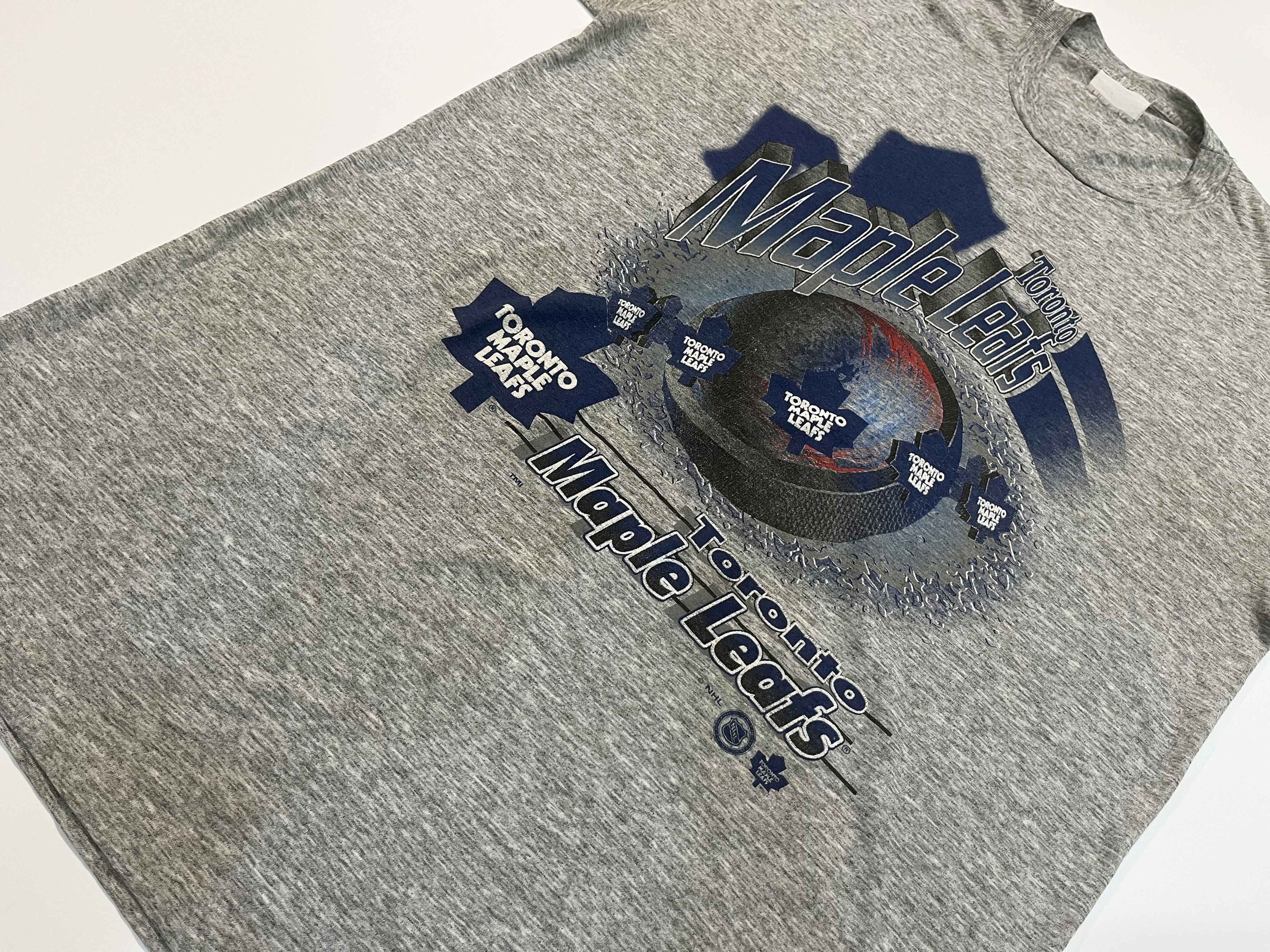 NHL × Vintage Vintage NHL Toronto Maple Leafs Hockey T-Shirt Size US L / EU 52-54 / 3 - 4 Thumbnail