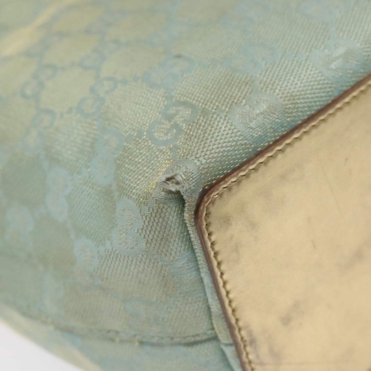 Gucci GUCCI GG Canvas Tote Bag Nylon Peppermint Gold 002 002 Size ONE SIZE - 11 Thumbnail