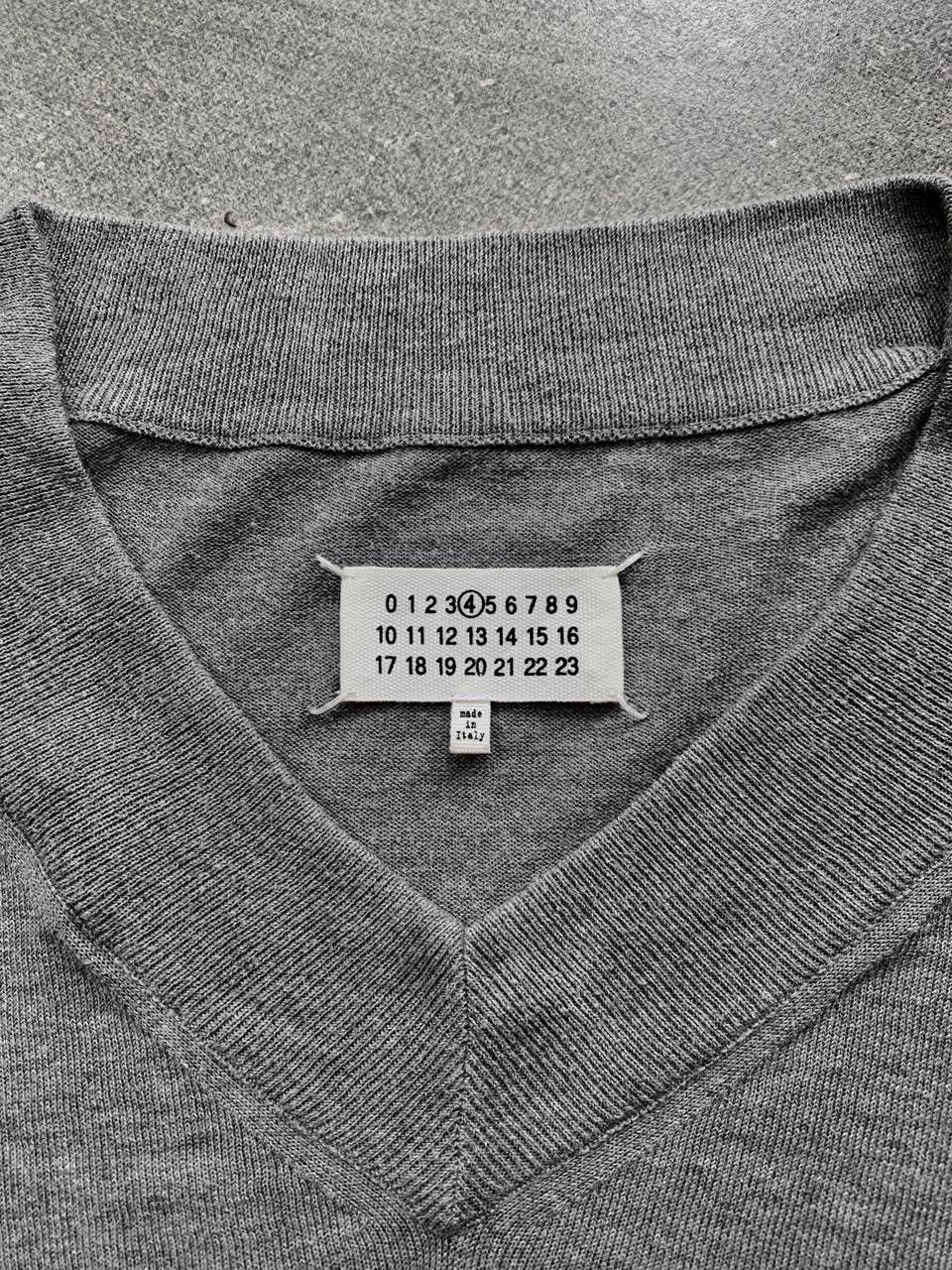 Maison Margiela FREE TAX! Line 4 Cropped Elbow Patch Sweater Size US S / EU 44-46 / 1 - 8 Thumbnail