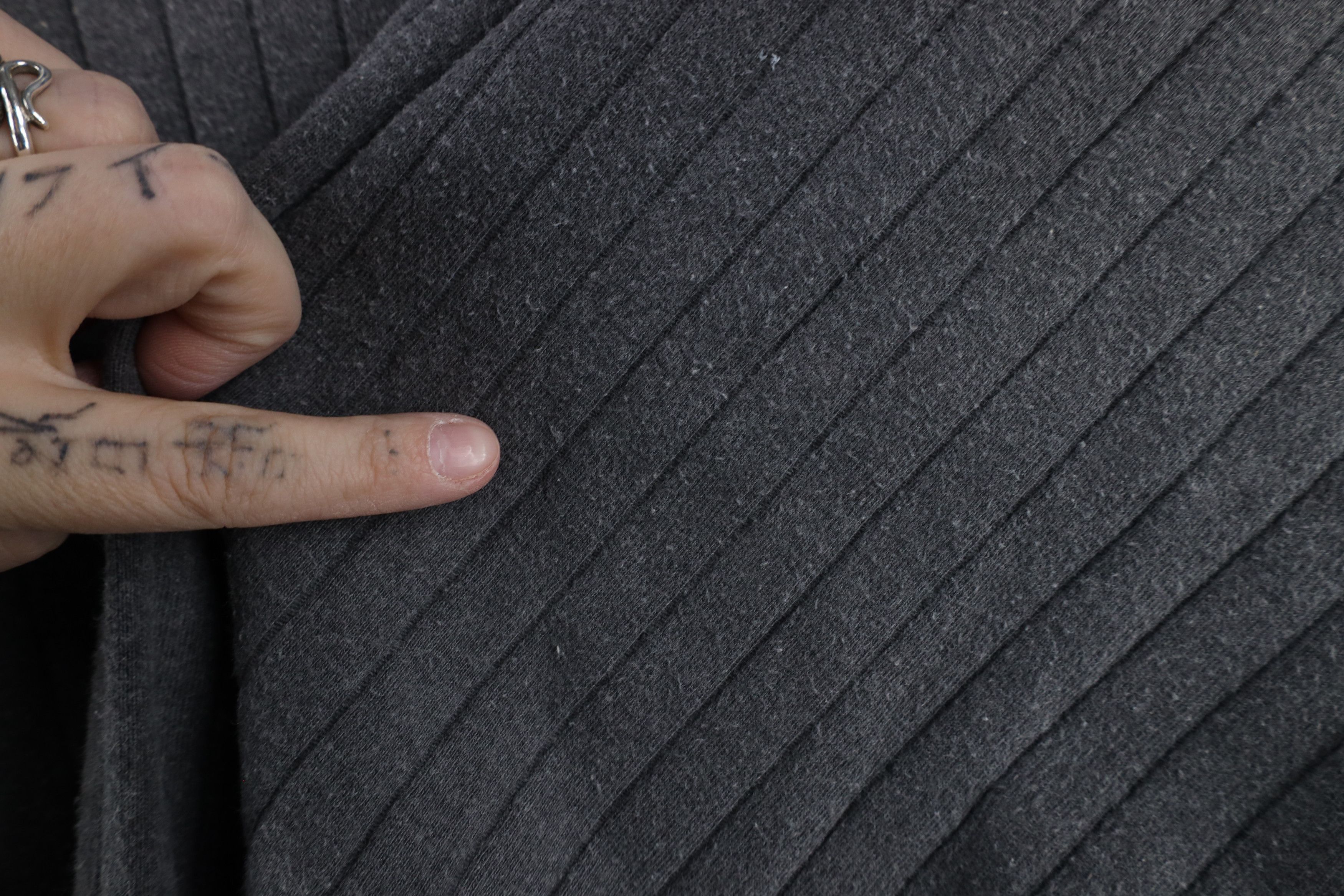Vintage Vintage 90s Streetwear Heavyweight Ribbed Turtleneck T-Shirt Size US L / EU 52-54 / 3 - 5 Thumbnail
