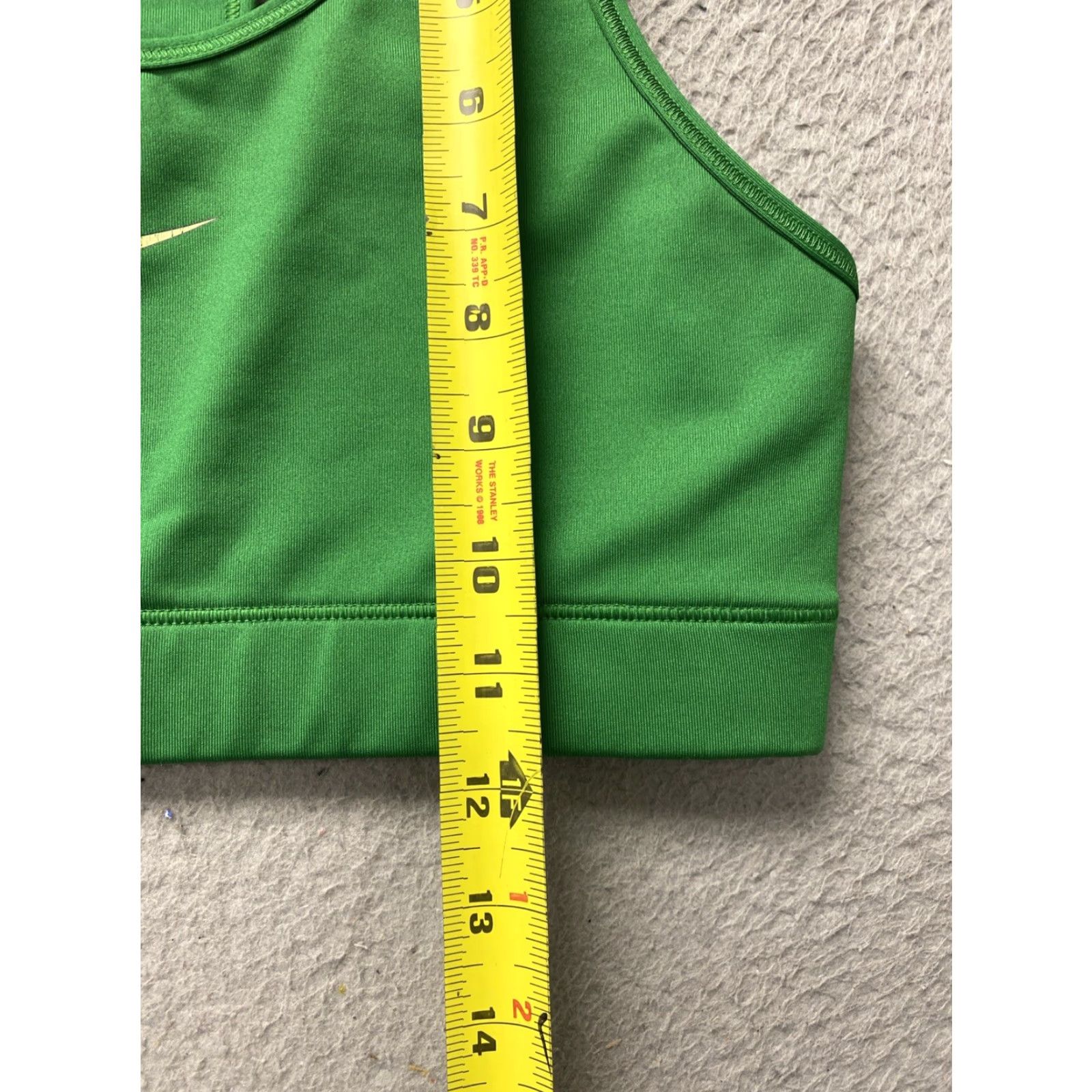 Nike VINTAGE Nike Sports Bra Top Womens M Green Dri-FIT Workout Gym Activewear Racerback Size M / US 6-8 / IT 42-44 - 5 Thumbnail