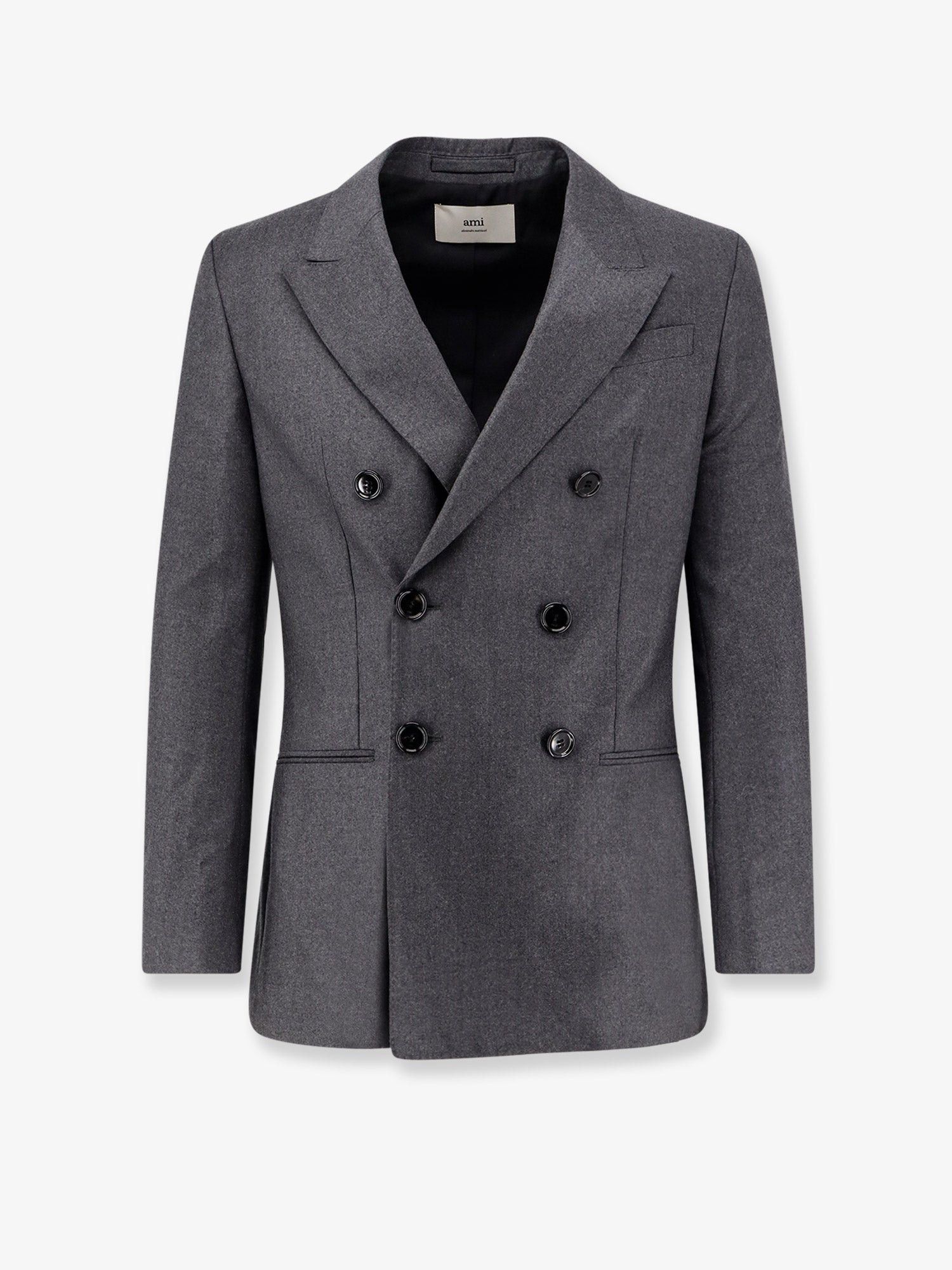AMI Double-Breasted Virgin Wool Blazer Size US XXL / EU 58 / 5 - 1 Thumbnail