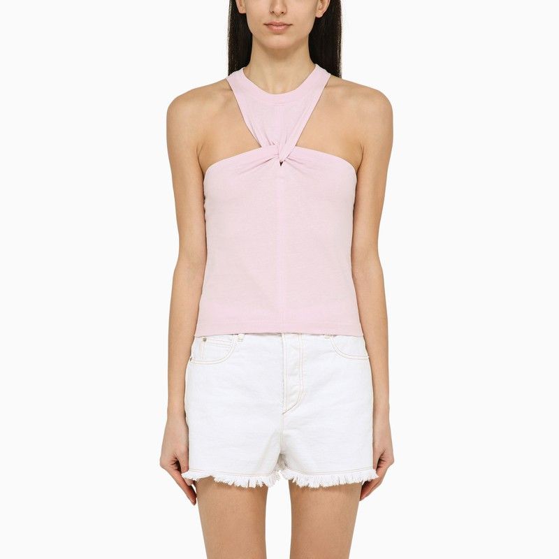 image of Isabel Marant Light Pink Zineba Cotton Top, Women's (Size XS)