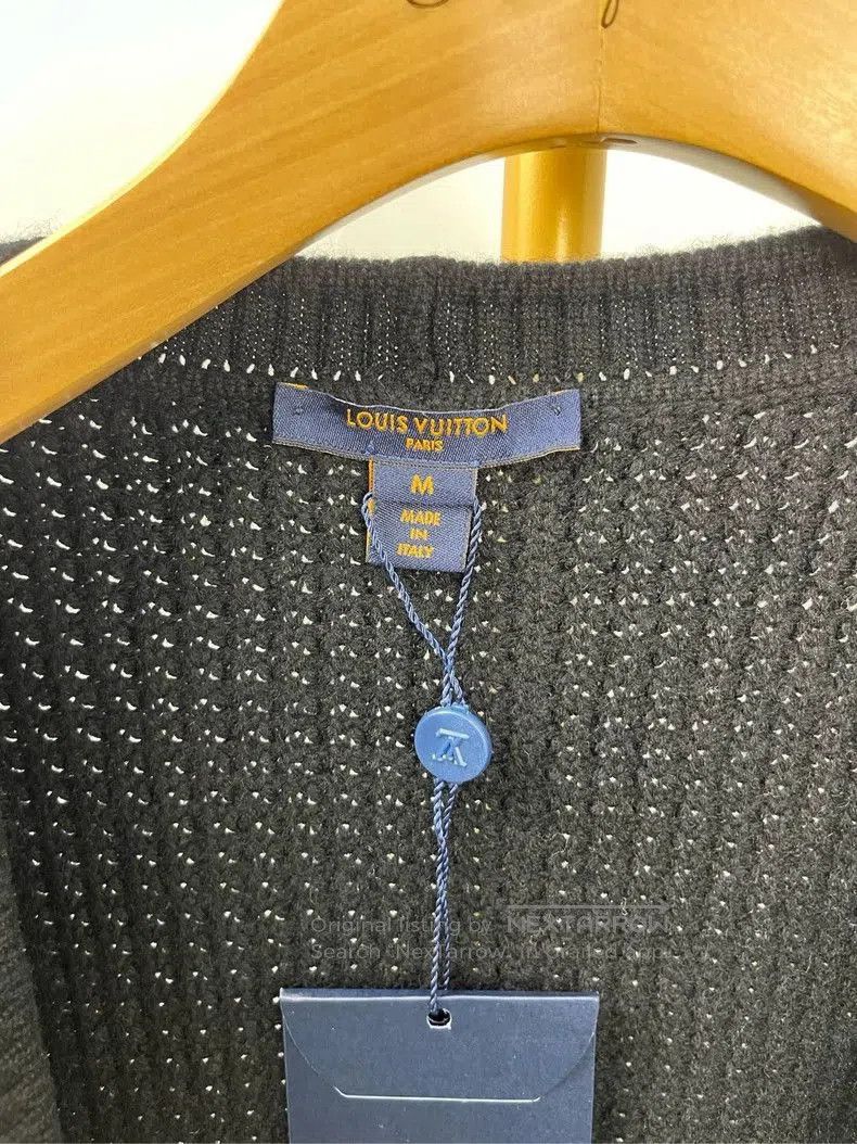 Louis Vuitton LV Black Long Sleeve Knit Cardigan M. Size US M / EU 48-50 / 2 - 3 Thumbnail