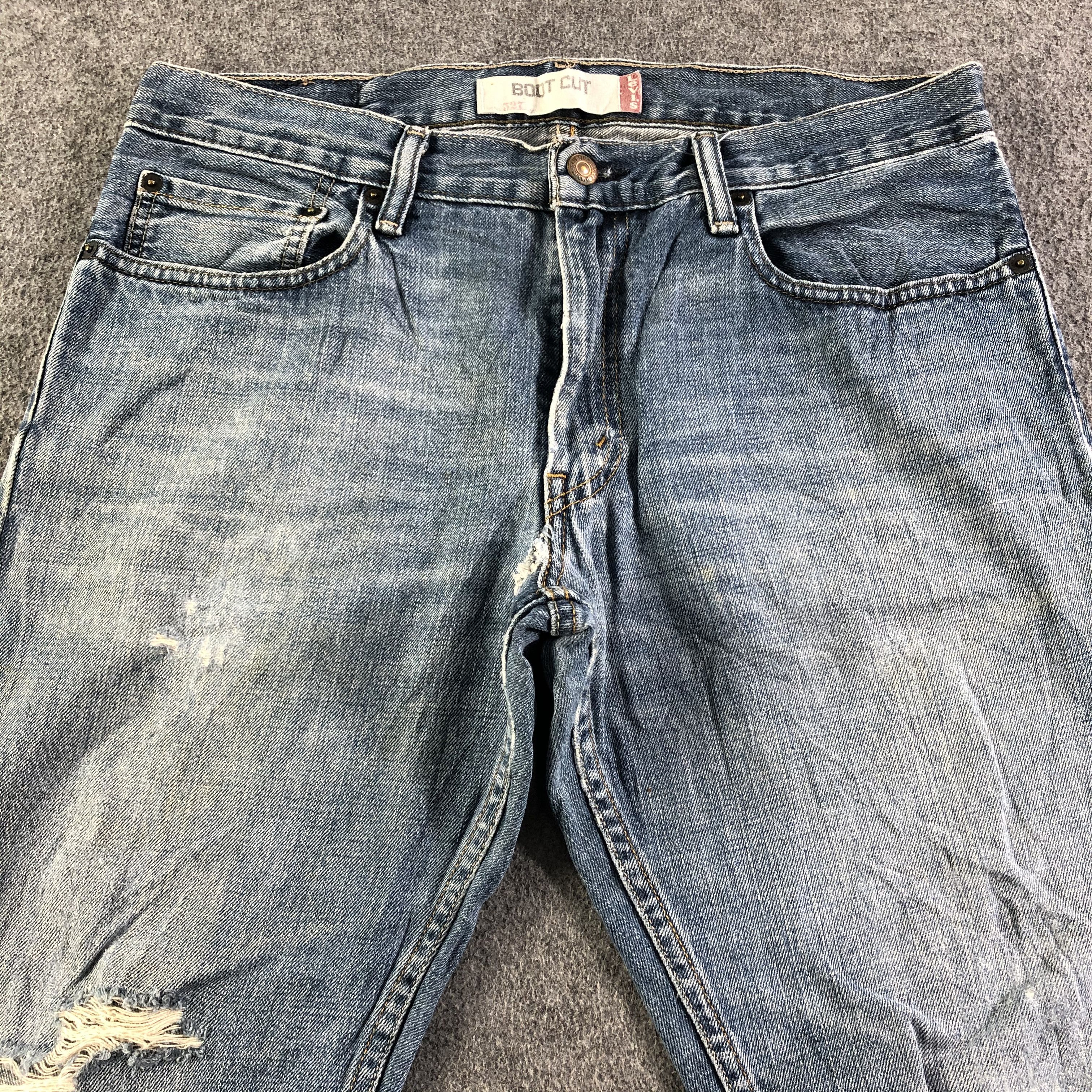 Levi's Vintage Blue Wash Levis 527 Flare Jeans-J3149 Size US 34 / EU 50 - 3 Thumbnail