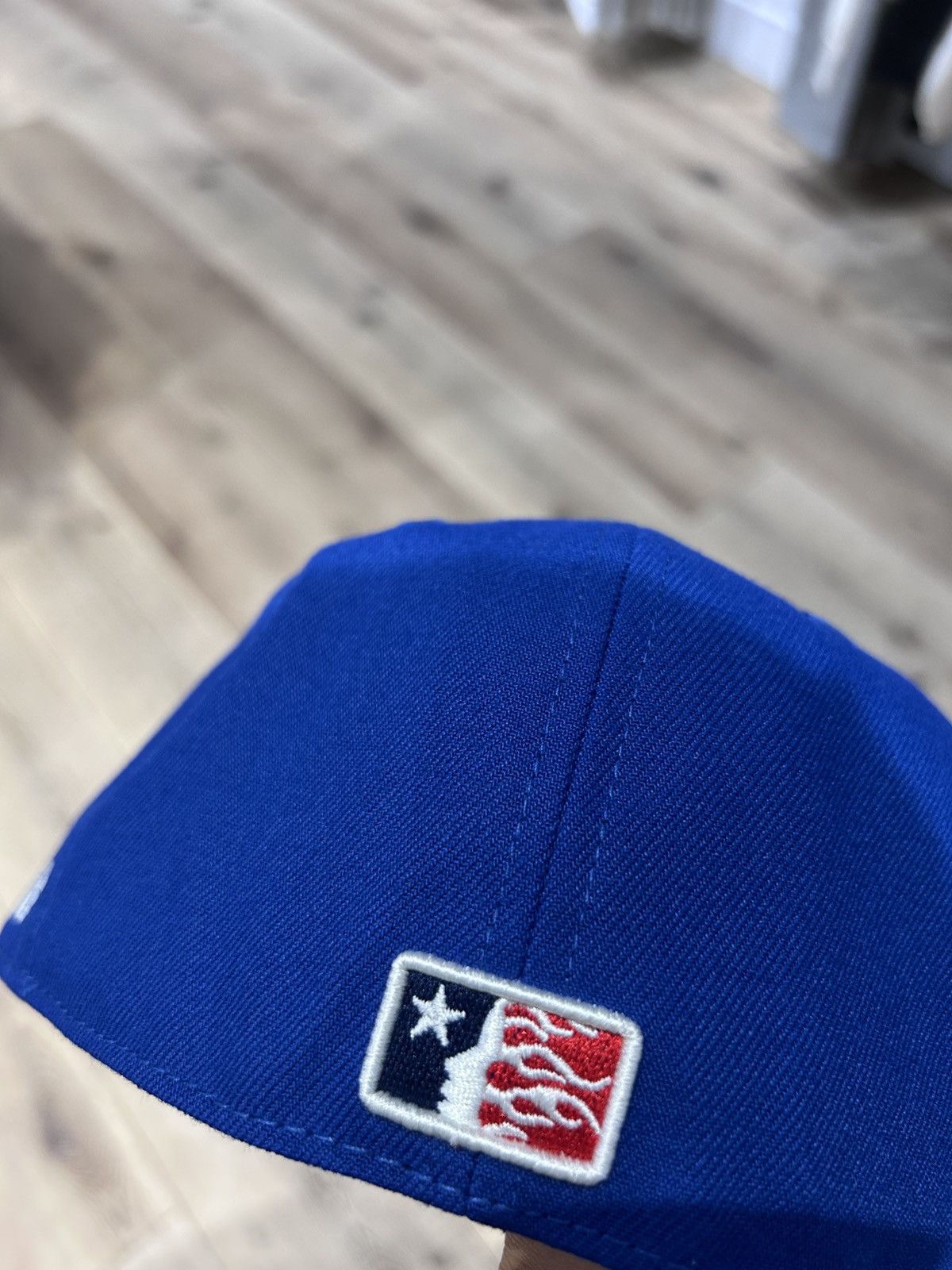 HELLSTAR Hellstar Baseball Fitted Hat Blue Size 7 3/4 Size 28 - 3 Thumbnail