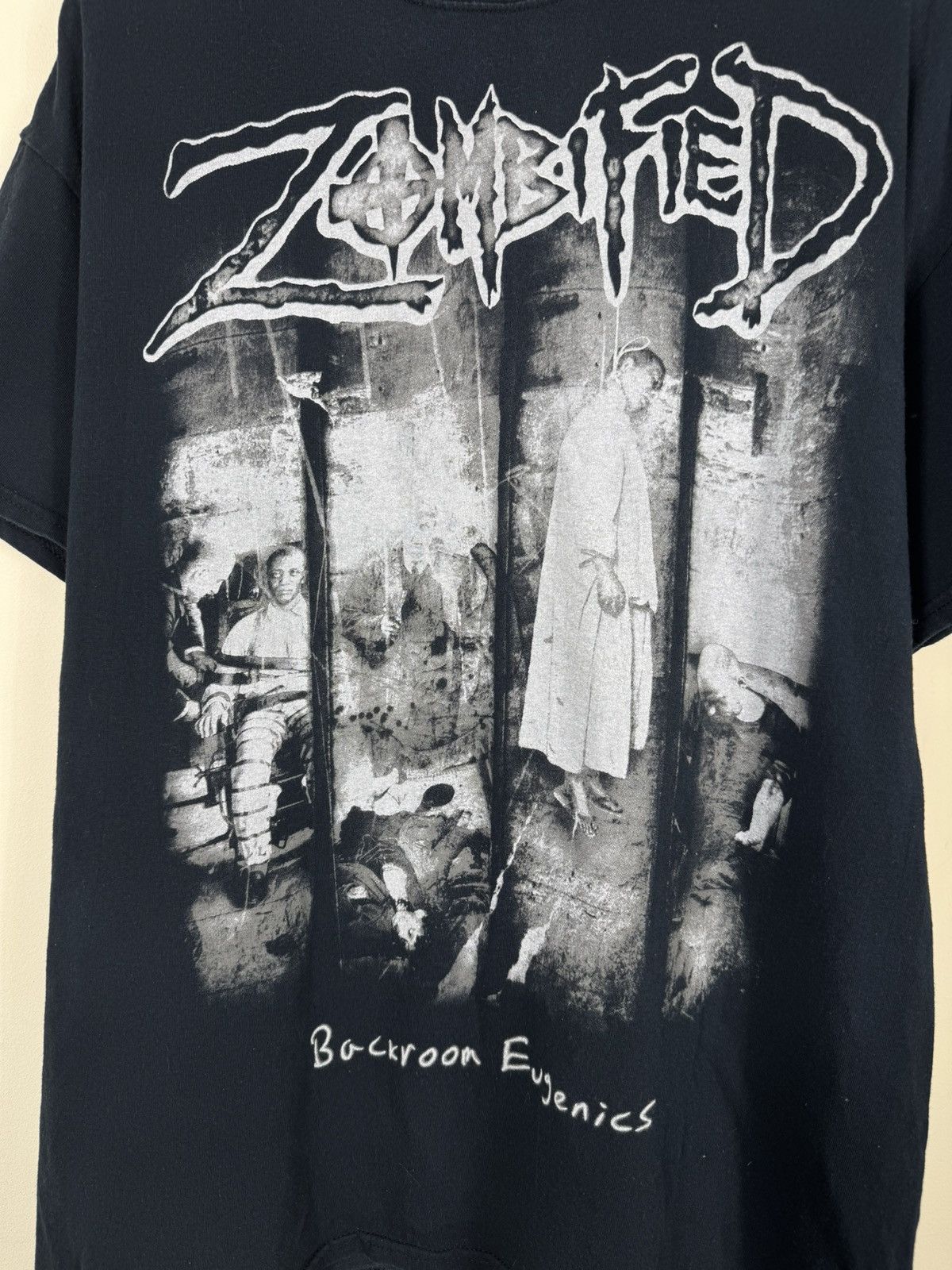 Band Tees Zombified Backroom Eugenics Rock Vintage Band TEE Size US XL / EU 56 / 4 - 4 Thumbnail