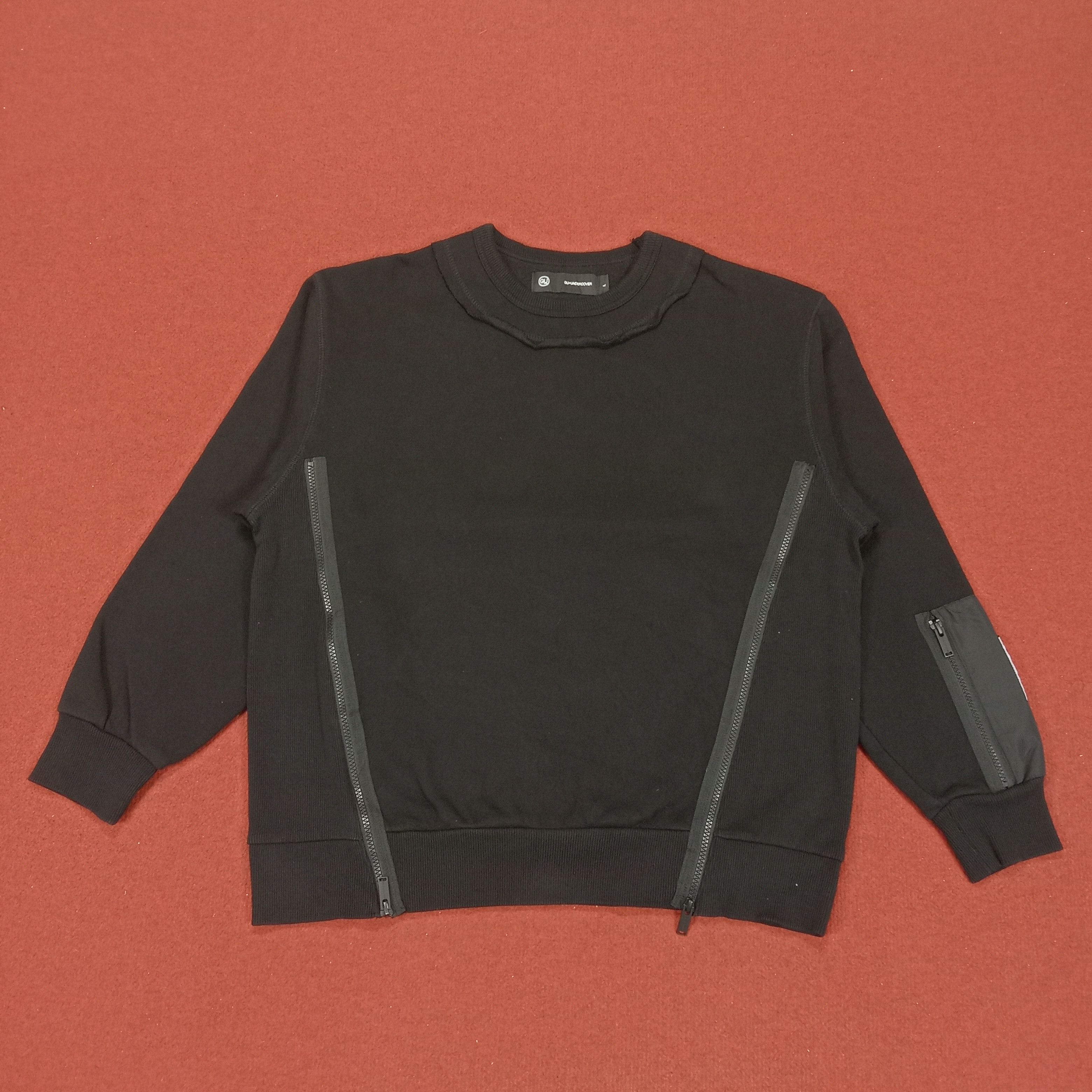 GU × Undercover × Vintage Gu X Undercover Japanese Brand Streetwear Custom Sweatshirt Size US L / EU 52-54 / 3 - 3 Thumbnail
