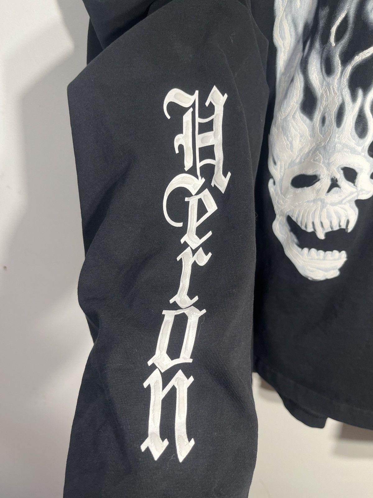 Heron Preston Heron Preston black long sleeve skull and sleeves print Size US XXL / EU 58 / 5 - 5 Thumbnail