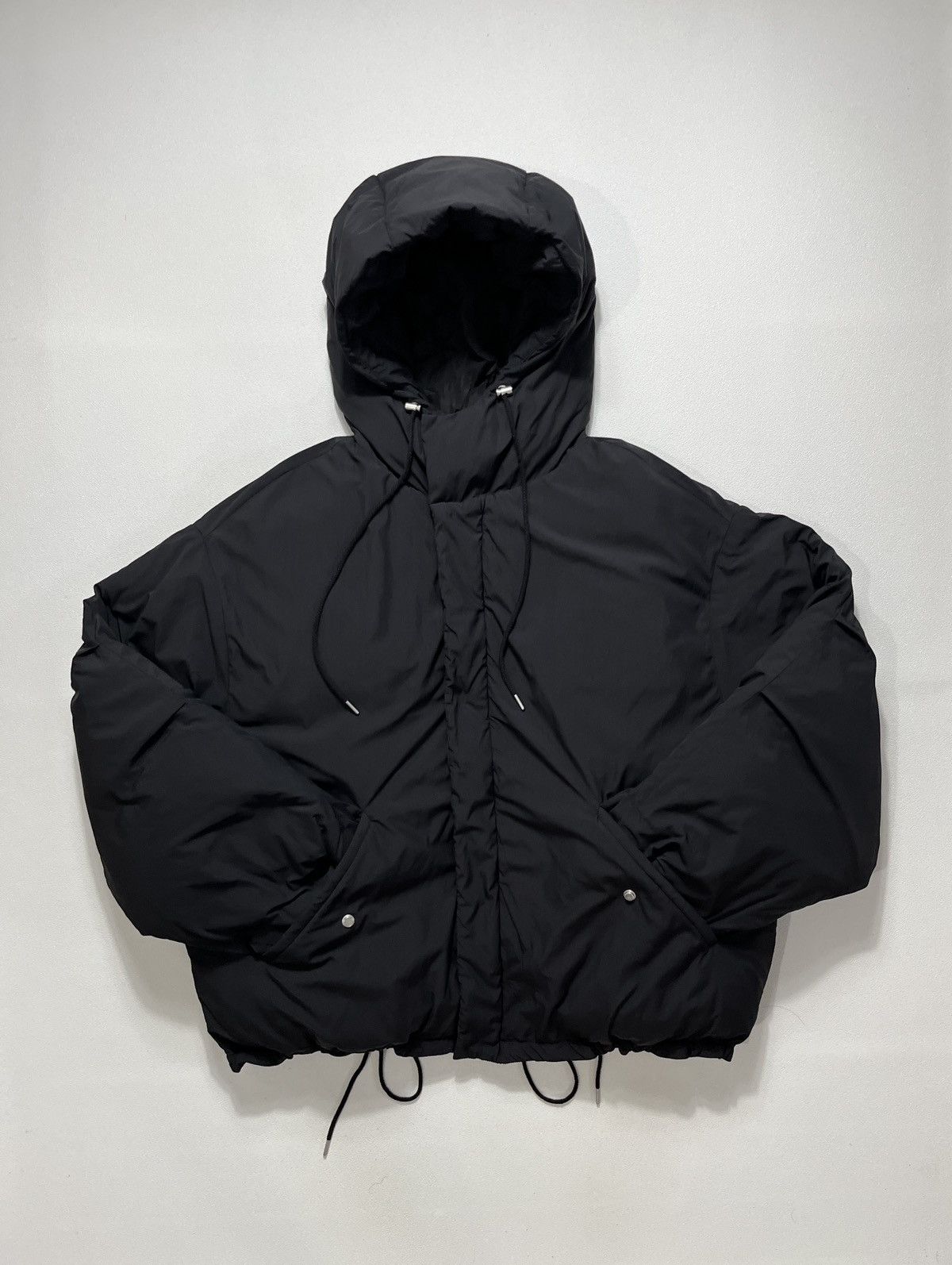 POST ARCHIVE FACTION (PAF) BESLOW Oversized M65 Hood Short Down Parka Jacket Black Size US M / EU 48-50 / 2 - 4 Thumbnail