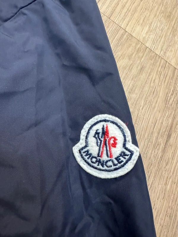 Moncler Moncler Aix Giacca Lightweight Navy Nylon Jacket Buttons 3 M Size US M / EU 48-50 / 2 - 6 Thumbnail