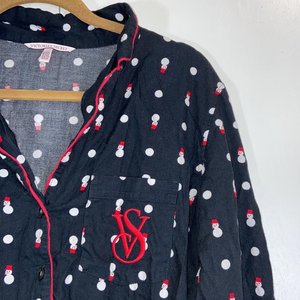 Designer Victoria's Secret l Dreamer Snowman Pajama Top XS Size ONE SIZE - 3 Thumbnail