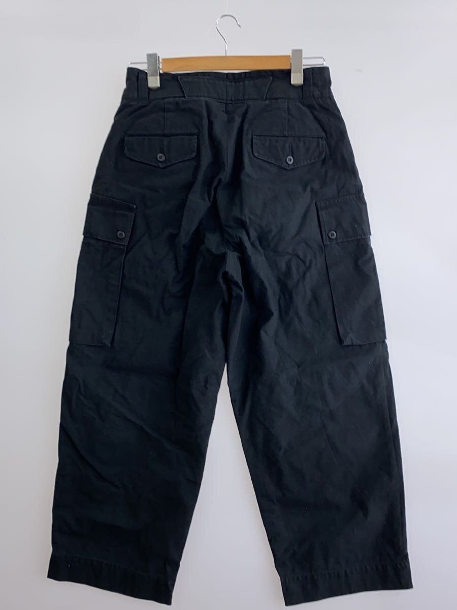 A.PRESSE Black Cotton Military Cargo Pants Size US 30 / EU 46 - 2 Thumbnail
