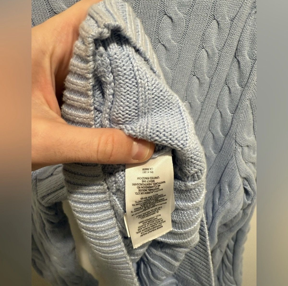 Polo Ralph Lauren Polo Ralph Lauren Cableknit Sweater Size US L / EU 52-54 / 3 - 4 Thumbnail