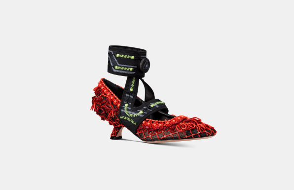 image of Dior O1Bcso1Str0224 Pump Heel Shoesed In Red Shoes, Women's (Size 8)