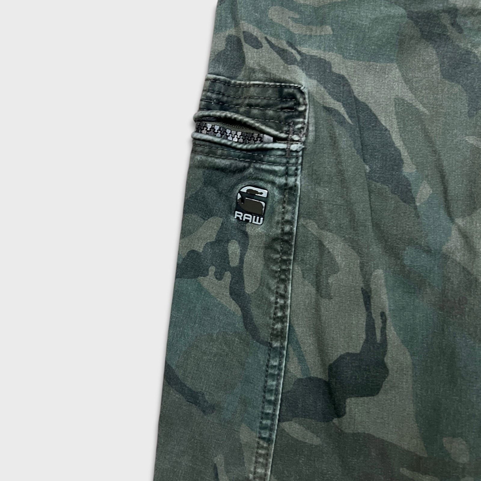 G-Star G Star Raw Pants Mens 29x28 Powel 3D Tapered Cuffed Cargo Size US 29 - 8 Thumbnail