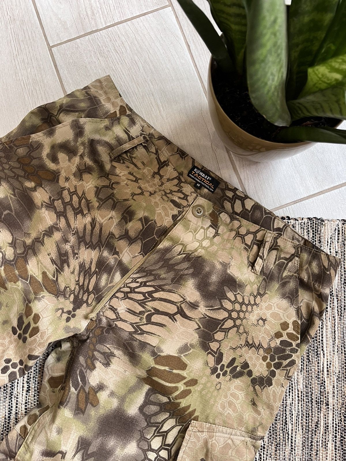 Vintage Vintage Camo trousers pants cargo drawstrings snake skin Size US 32 / EU 48 - 3 Thumbnail