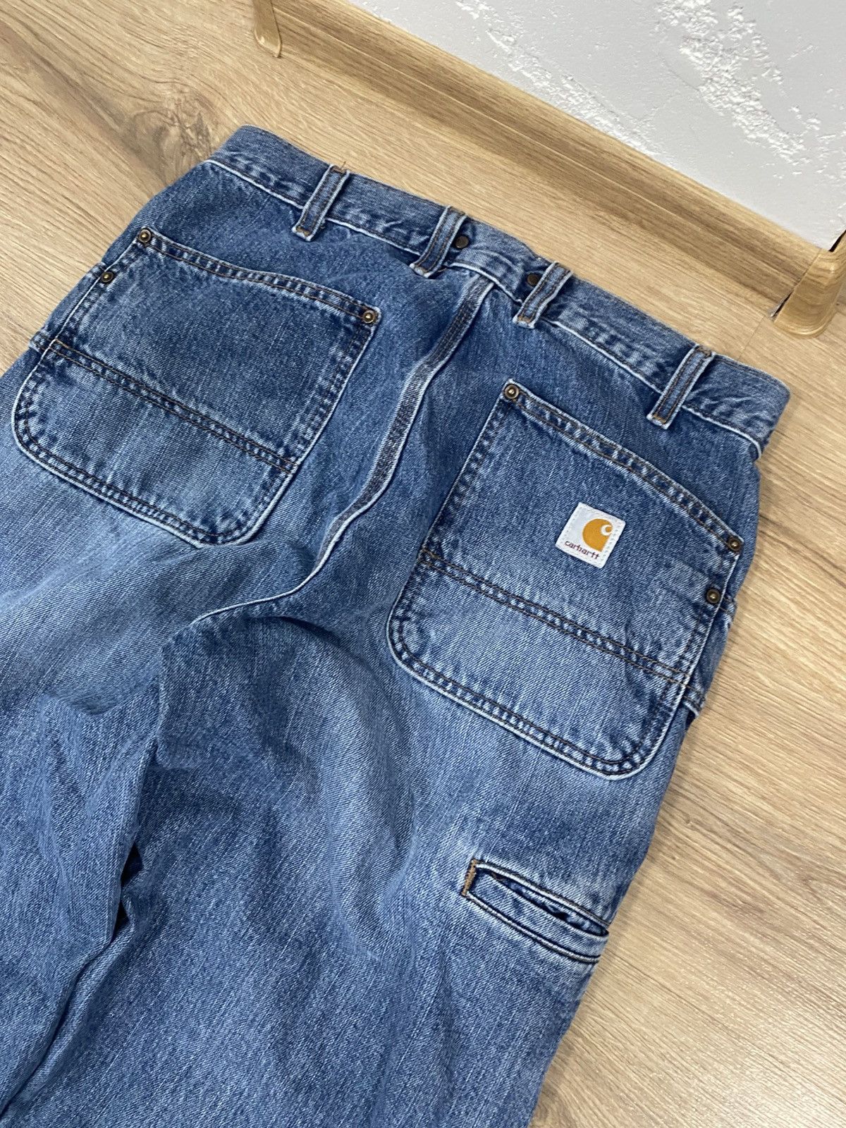 Carhartt Carhartt Carpenter type Workwear Denim Pants Size: W32 L34 Size US 32 / EU 48 - 9 Thumbnail