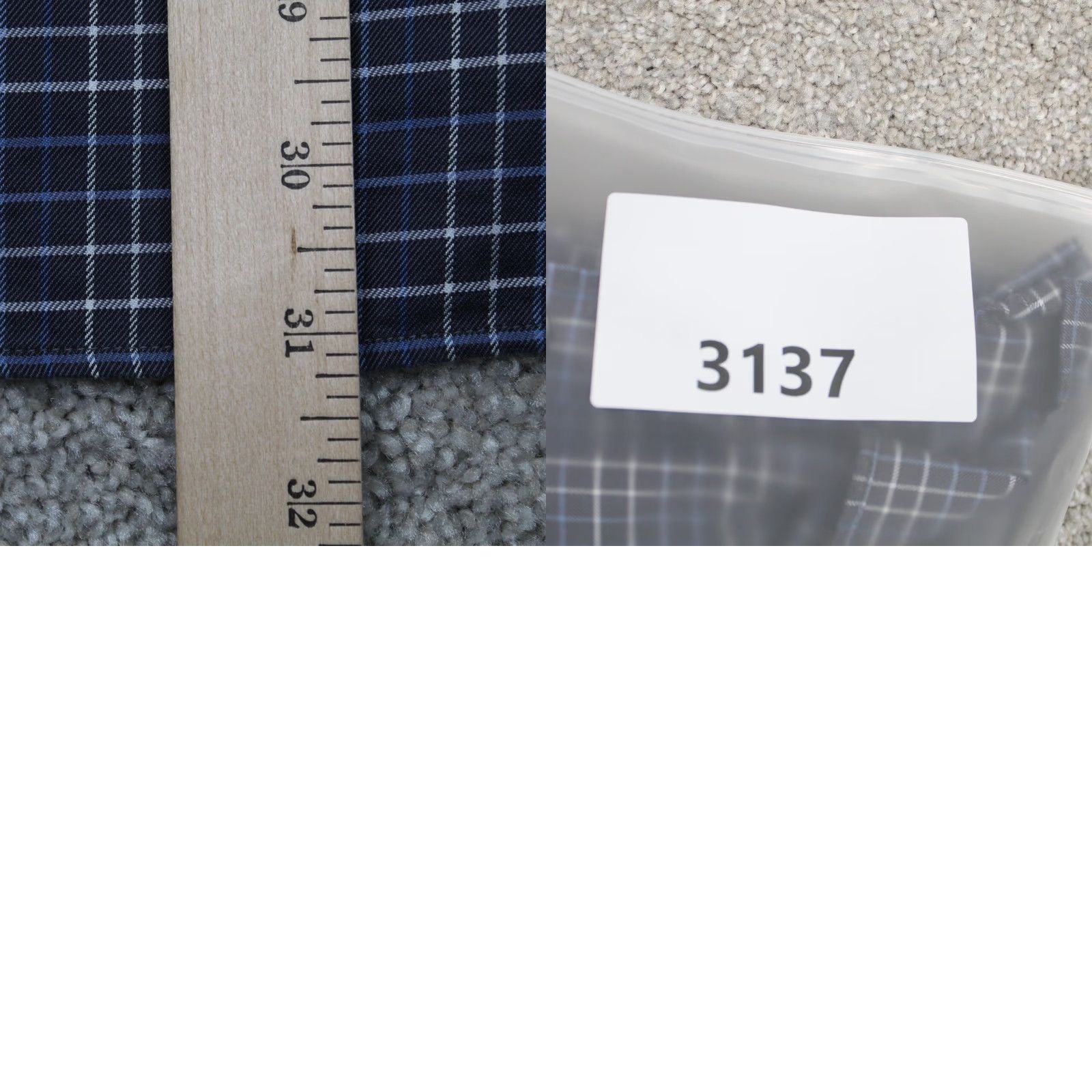 Canali Canali Shirt Mens Medium Blue & White Checkered 100% Cotton Long Sleeve Button Up Shirt Mens Blue & White Checkered Cotton Button-Up Modern Preppy Size US M / EU 48-50 / 2 - 9 Thumbnail