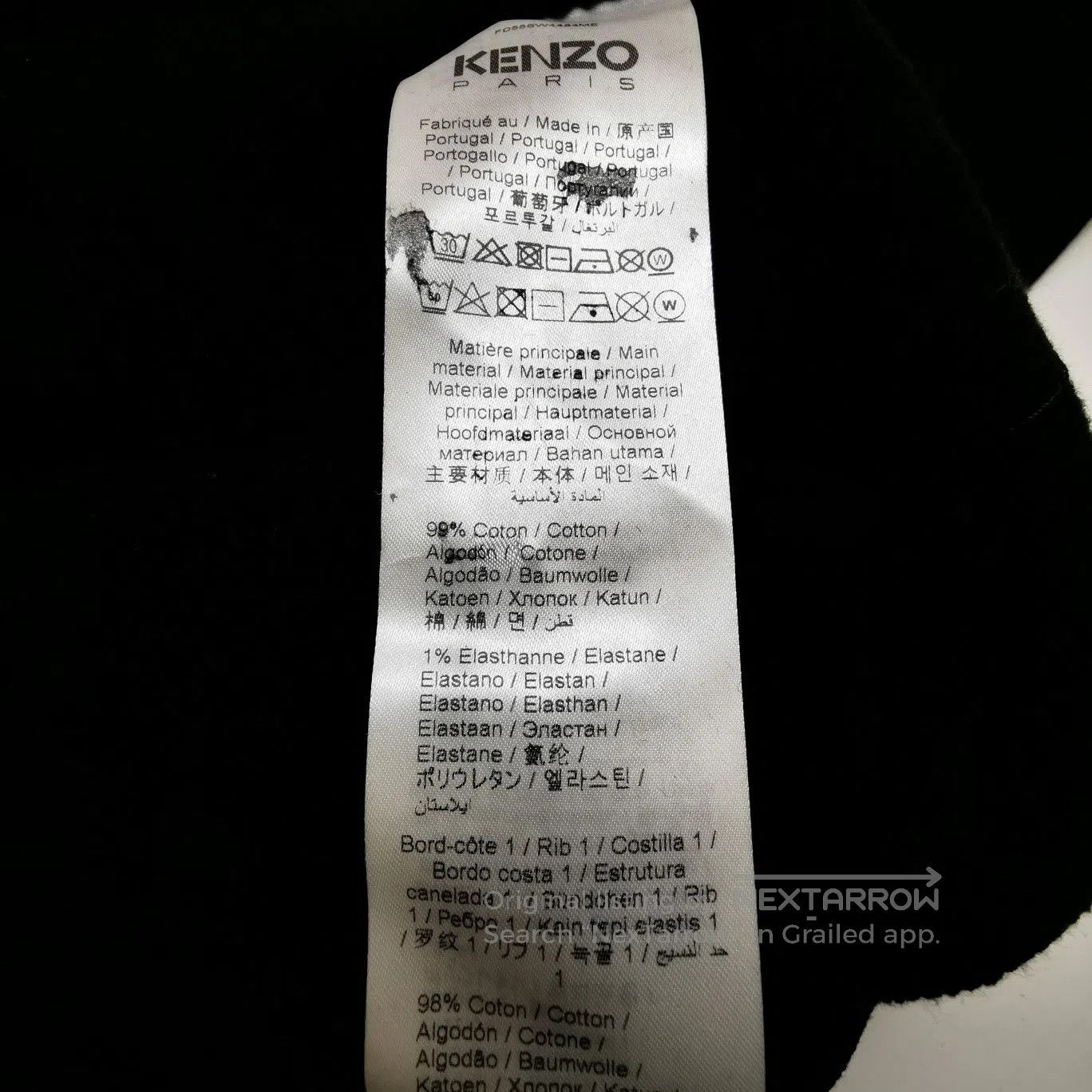 Kenzo Kenzo Cotton Logo Hoodie (M Size). Size US M / EU 48-50 / 2 - 8 Thumbnail