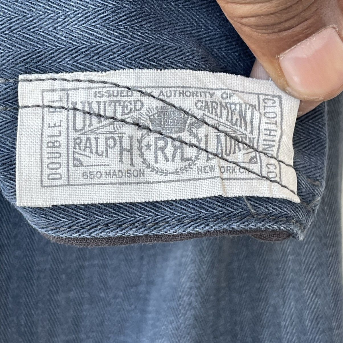 RRL Ralph Lauren RRL Ralph Lauren Herringbone Twill (HBT) Officer Trousers Size US 28 / EU 44 - 16 Thumbnail