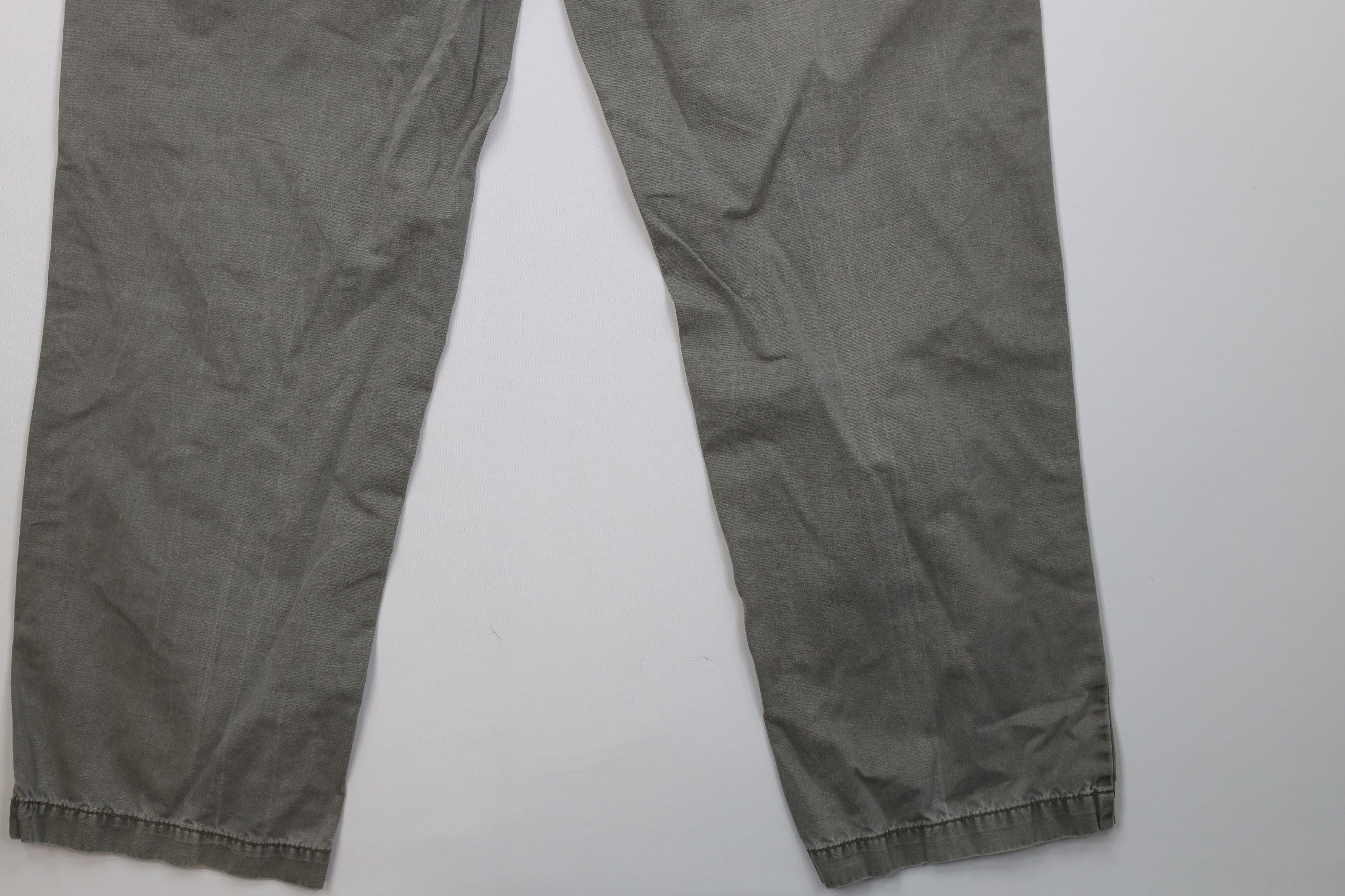 Calvin Klein Vintage 90s Calvin Klein Stonewash Wide Leg Pants Green Size US 34 / EU 50 - 14 Thumbnail
