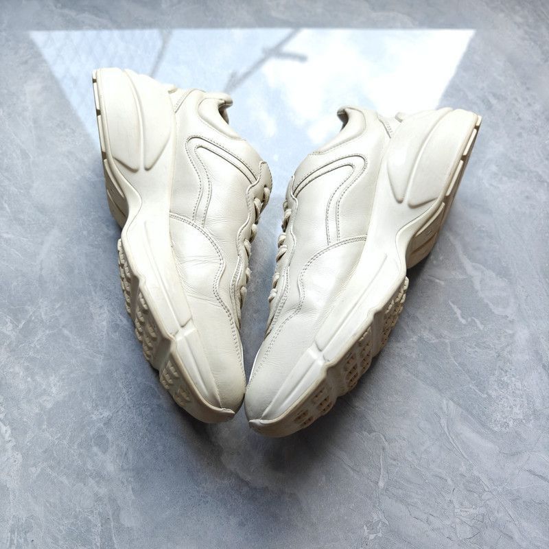 Gucci Gucci Rhython Leather Sneakers in Beige - Size US 8 / EU 41 - 9 Thumbnail