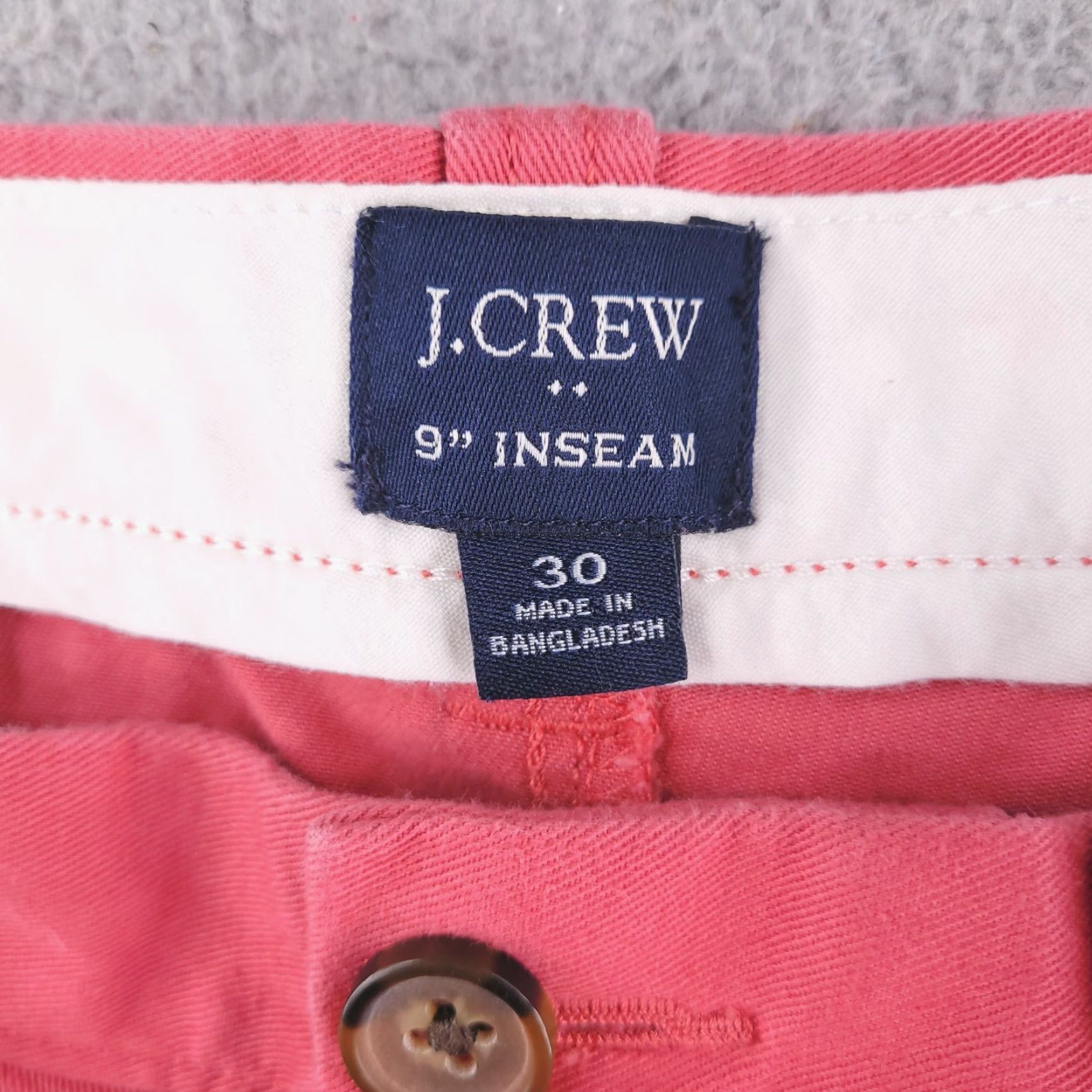 J.Crew J. Crew Shorts Mens 30 Pink Casual Cotton Chino 9" Inseam Preppy Shirt Pants Mens Size US 30 / EU 46 - 2 Thumbnail