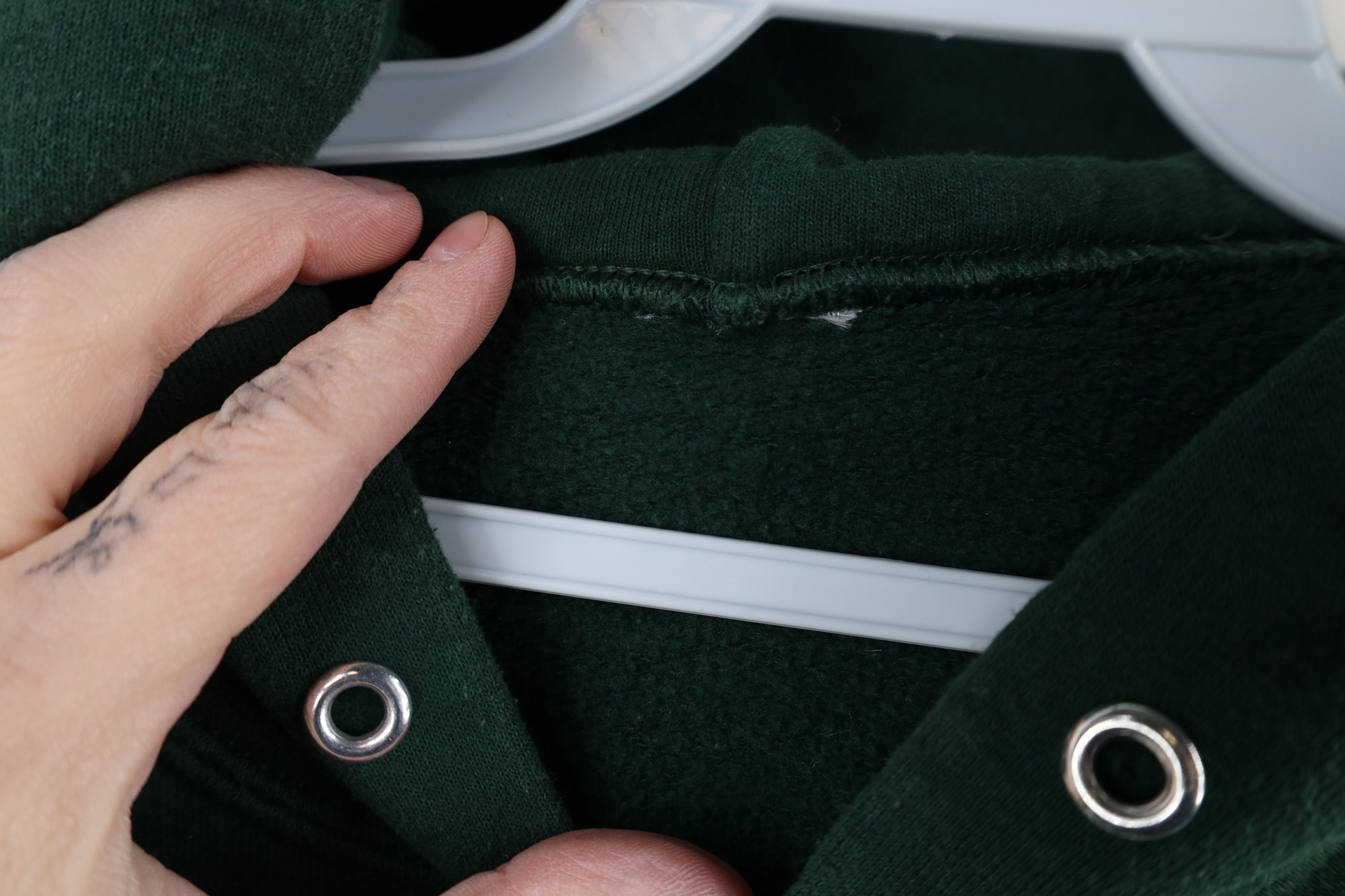 Vintage Vintage 90s Michigan State University Hoodie Sweatshirt Size US S / EU 44-46 / 1 - 10 Thumbnail