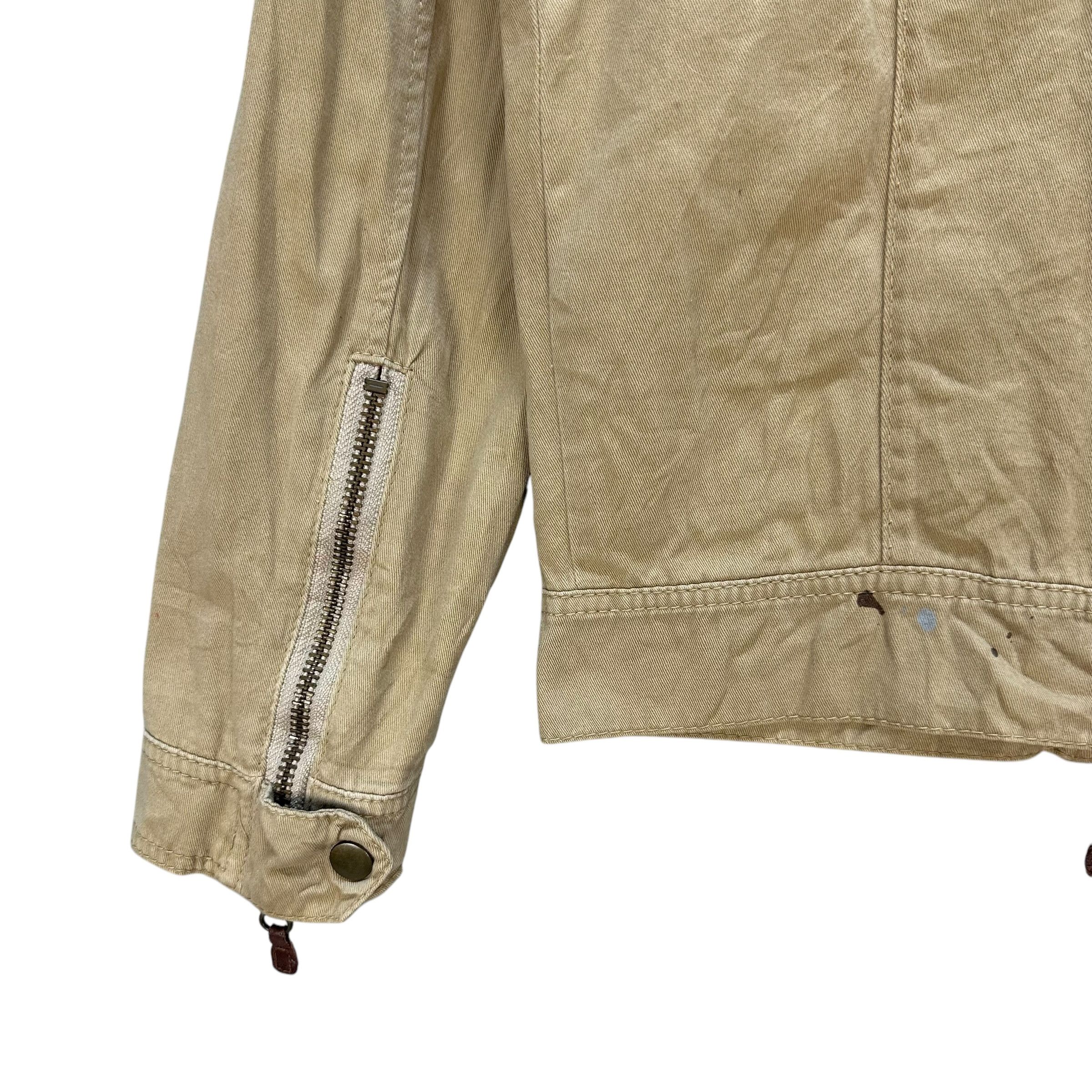 Vintage BONDS AND PEACE Paint Splatters Combat Jacket #A70-1710 Size US M / EU 48-50 / 2 - 16 Thumbnail