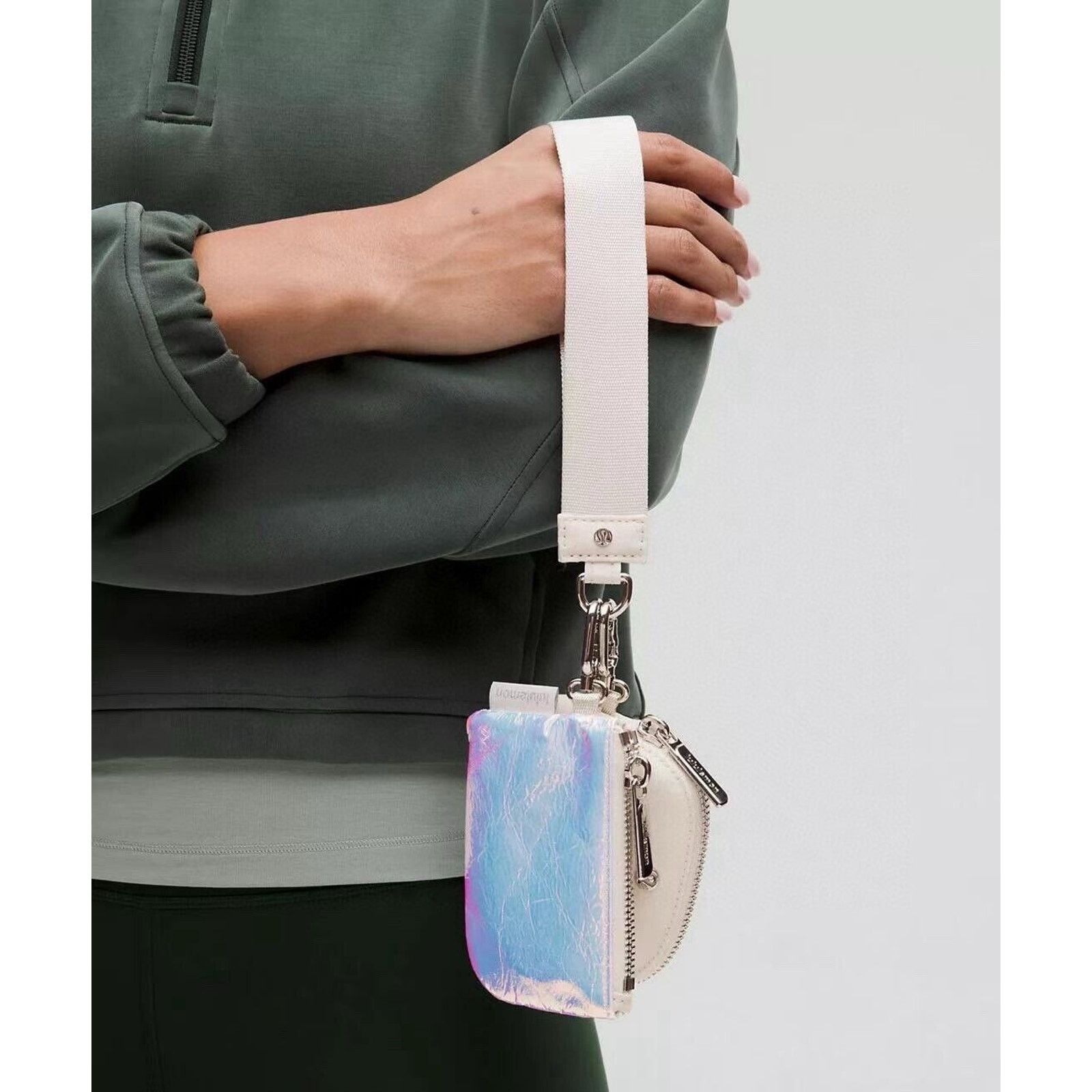 Lululemon Lululemon Dual Pouch Wristlet IRDS BONE New Size ONE SIZE - 2 Thumbnail