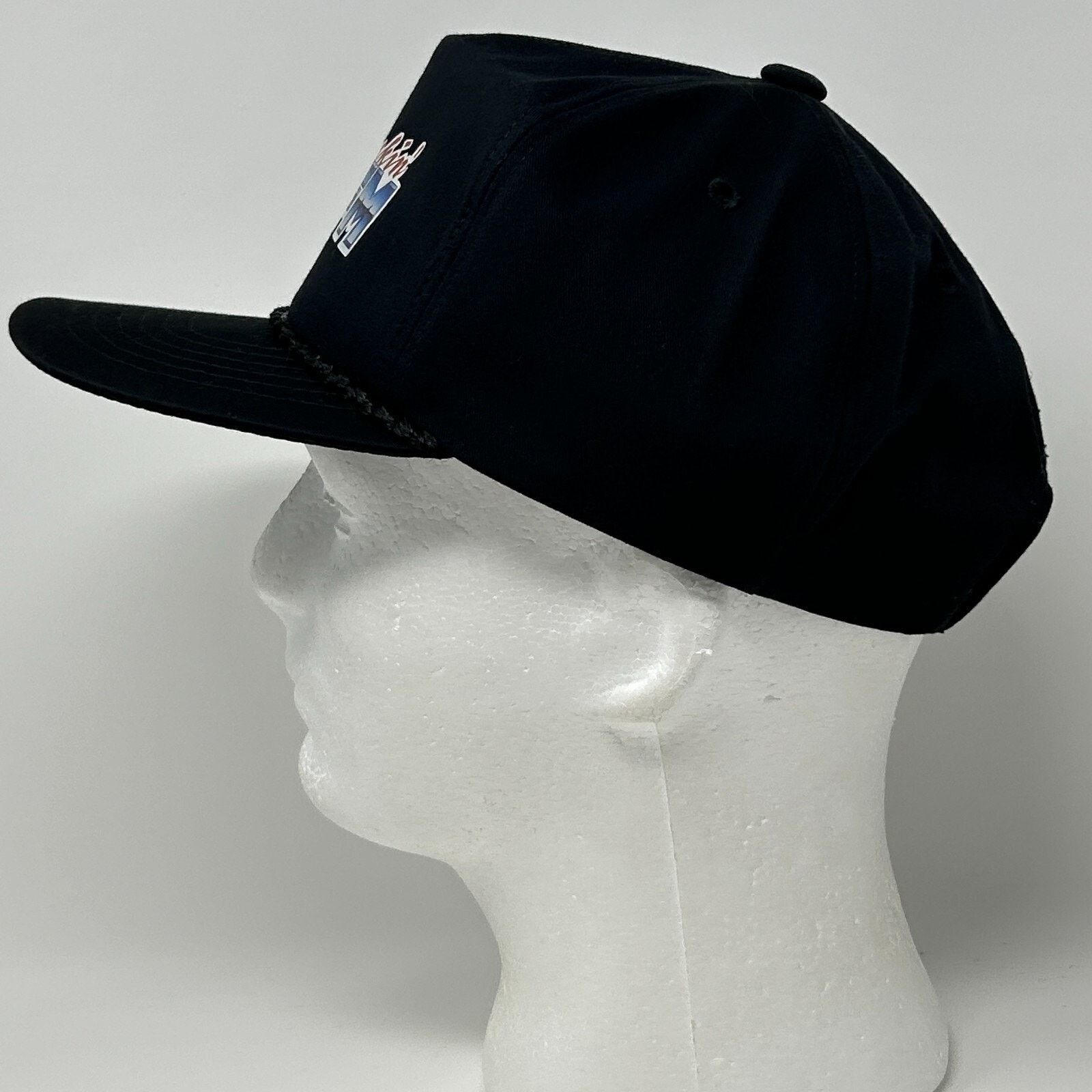 Vintage Vintage 80s Hot Rockin 104 FM Hat Baseball Cap KJJO Black Size ONE SIZE - 6 Thumbnail