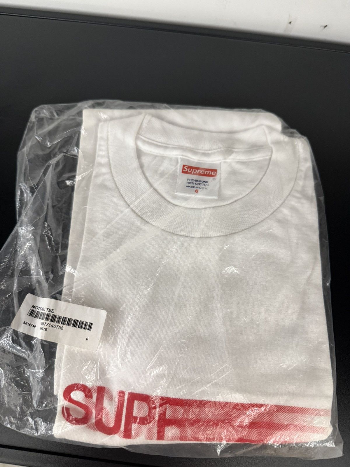 Supreme Supreme ss16 motion logo tee T-shirt Size US S / EU 44-46 / 1 - 1 Thumbnail