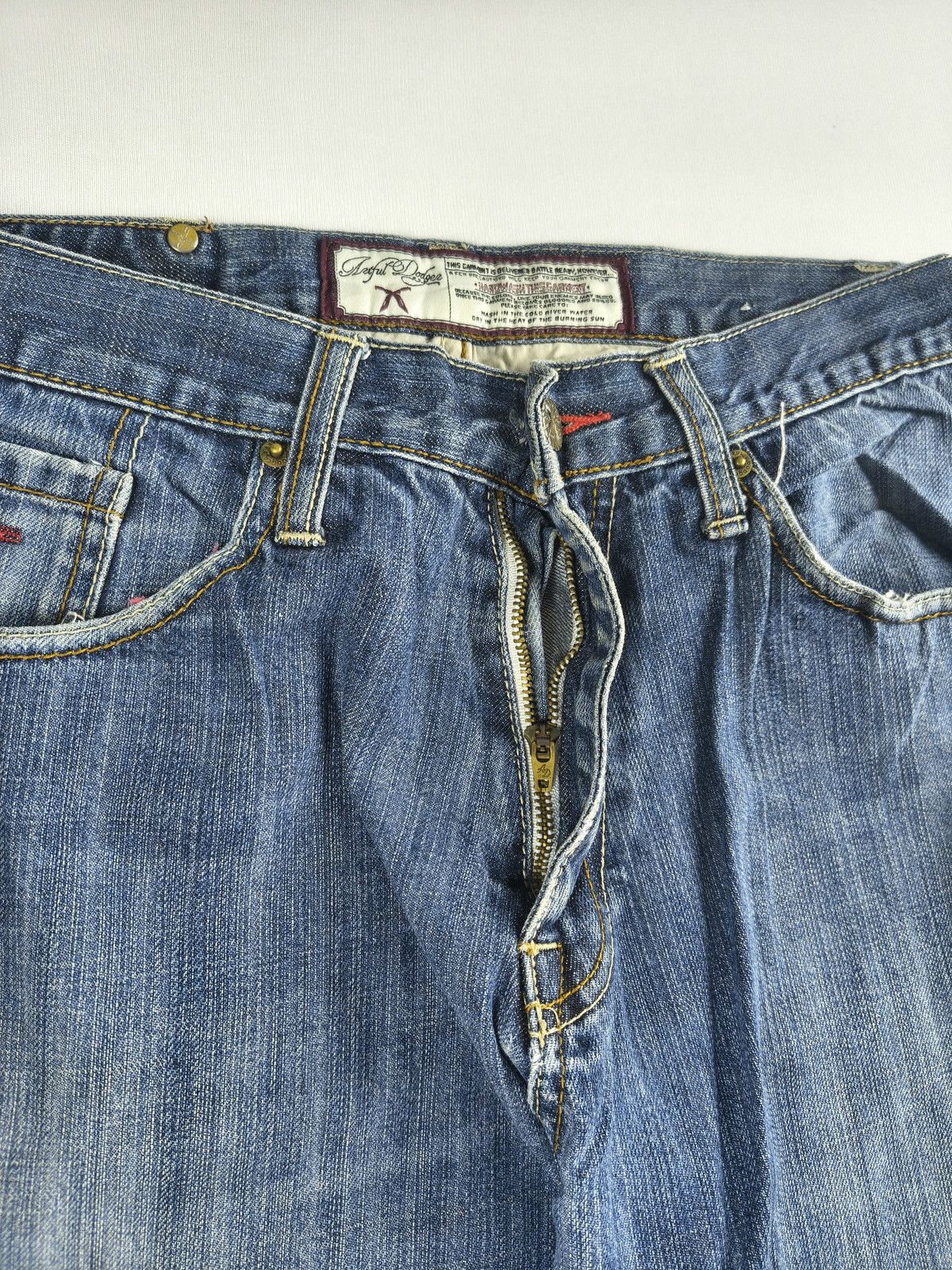 Artful Dodger Y2K Grunge Robbers Of The Grave Artful Dodger Jeans (043) Size US 32 / EU 48 - 10 Thumbnail