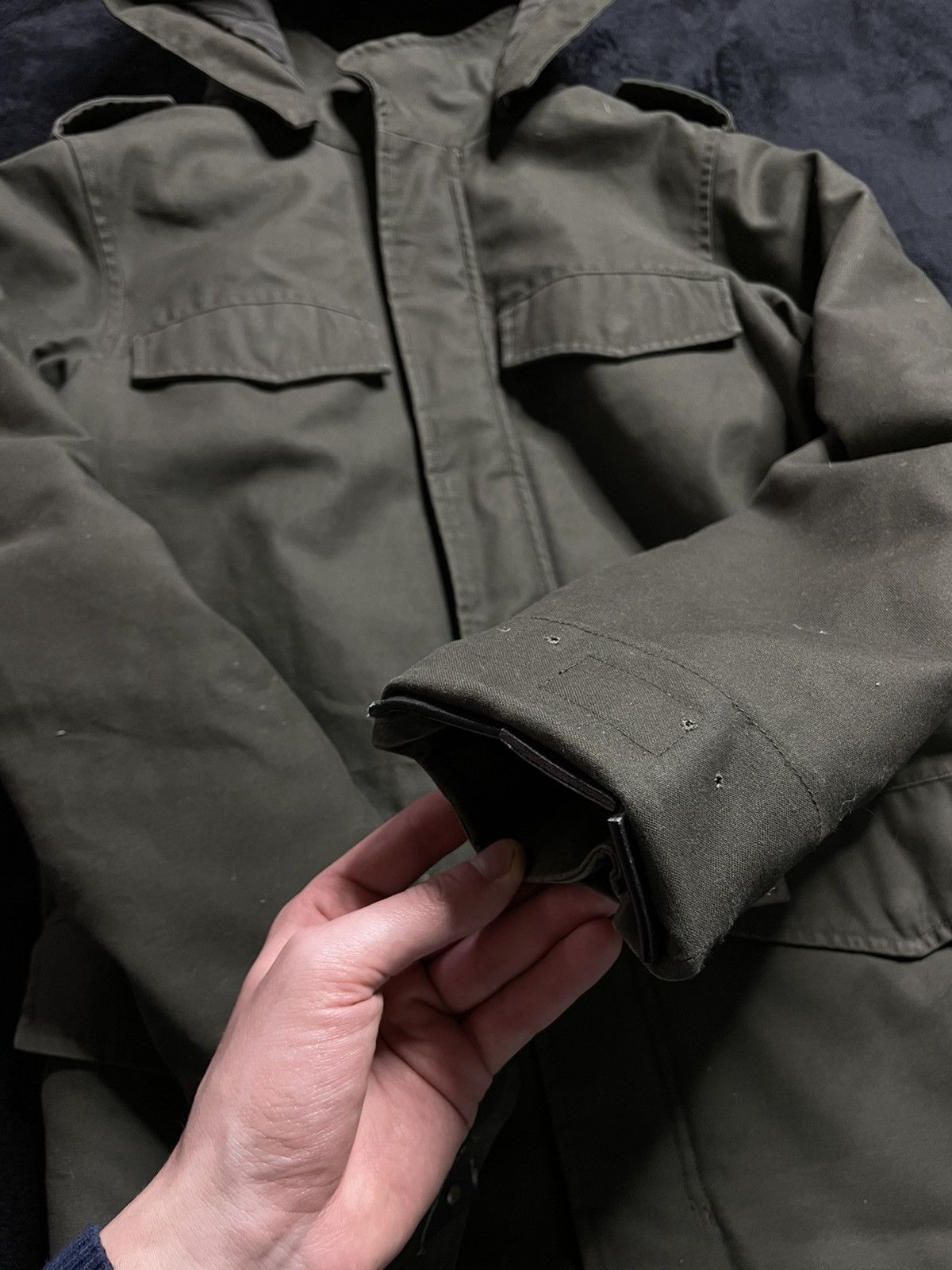 Carhartt Vintage Carhartt Hickman Coat Jacket Dark Green Unisex Size US S / EU 44-46 / 1 - 6 Thumbnail
