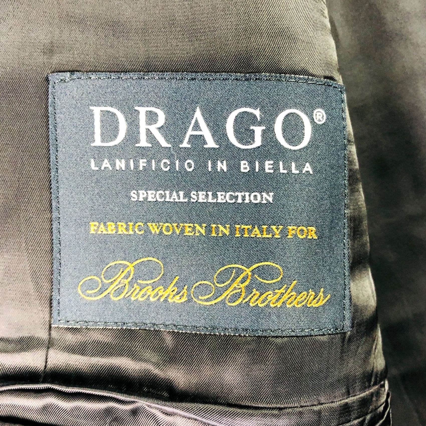 Brooks Brothers Brooks Brothers Men's Blazer Jacket Navy 46R Drago Regent Fit Wool Notch Lapel 2-Button Single-Breasted Casual Medium Regular Mens USA Size 46R - 5 Thumbnail
