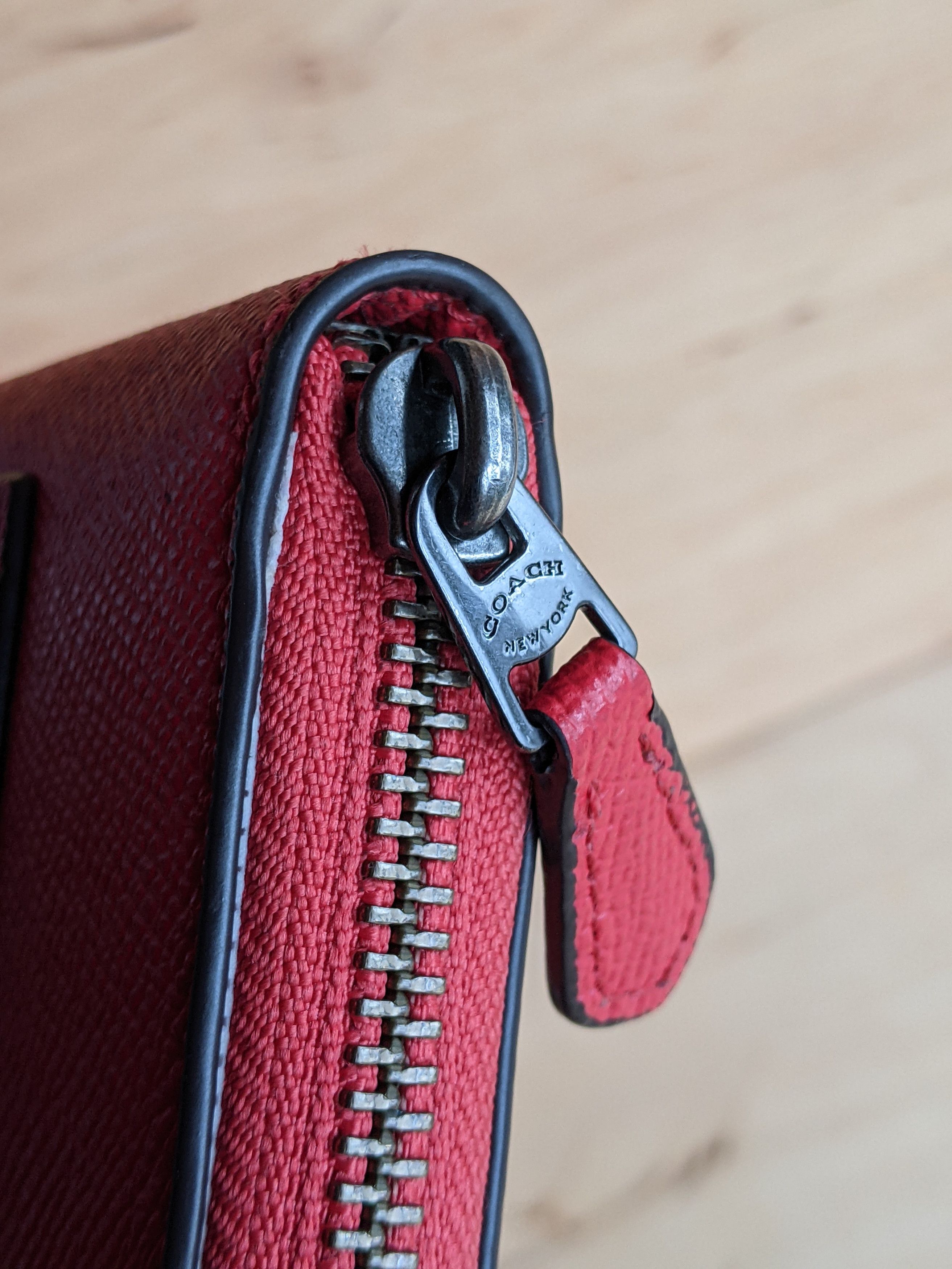 Coach Coach Accordion Zip Wallet Red Prada Vivienne Westwood Size ONE SIZE - 6 Thumbnail