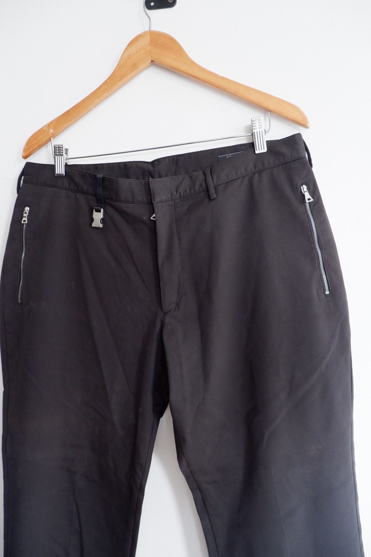 Prada 90s PRADA Zip Leg Pants Size US 34 / EU 50 - 2 Thumbnail